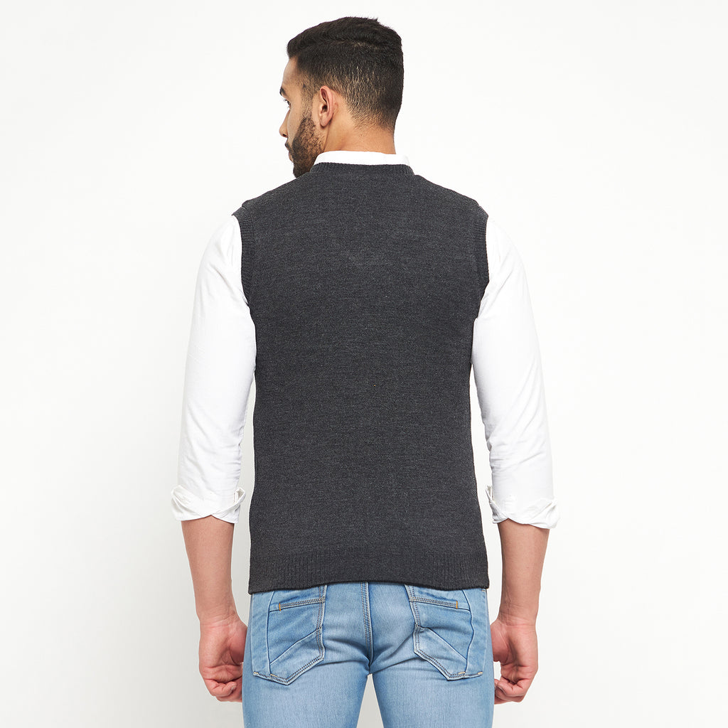 Duke Urban Men Sleeveless Reversible Sweater (SDS2041)