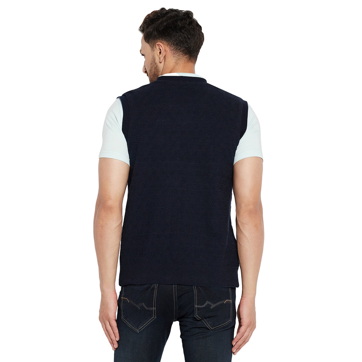 Duke Urban Men Sleeveless Reversible Sweater (SDS2038)