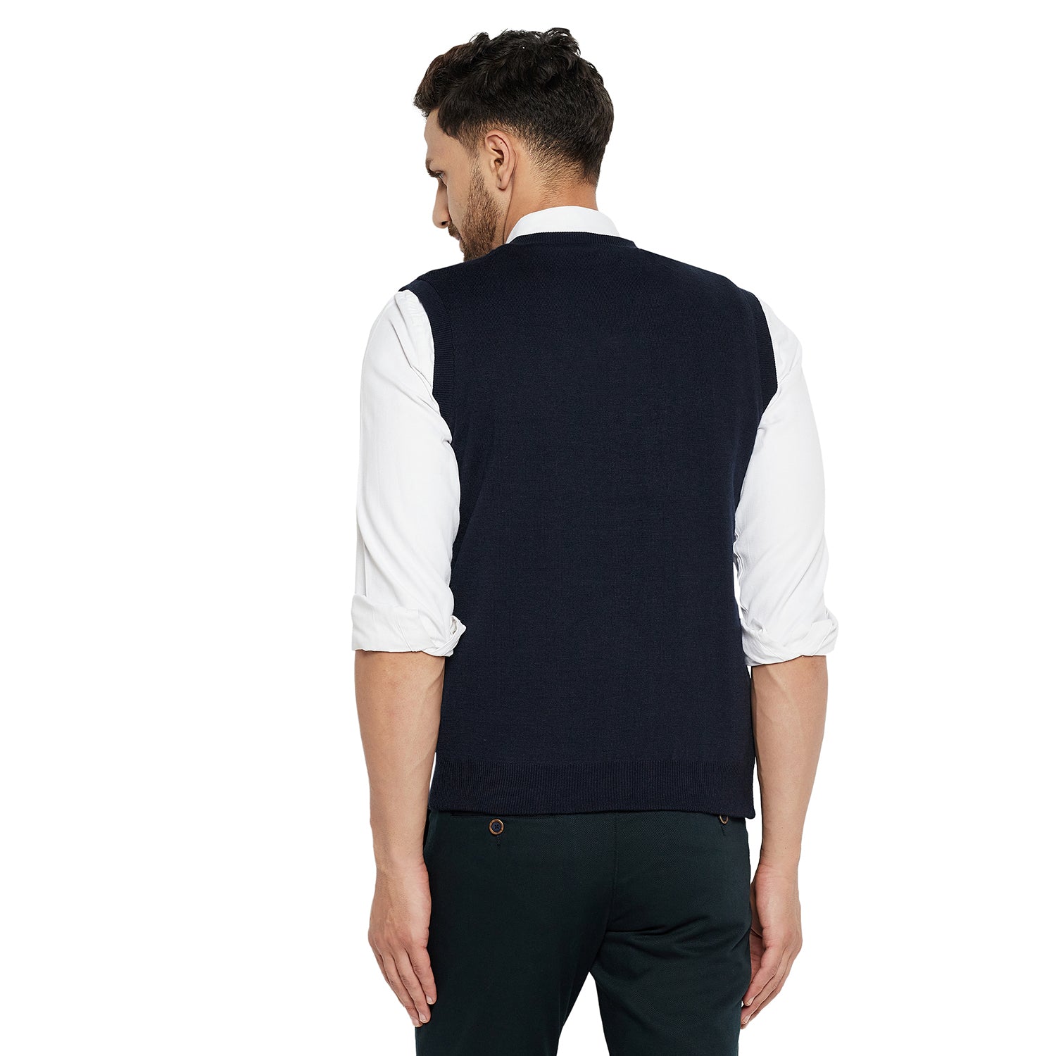 Duke Urban Men Sleeveless Reversible Sweater (SDS2035)
