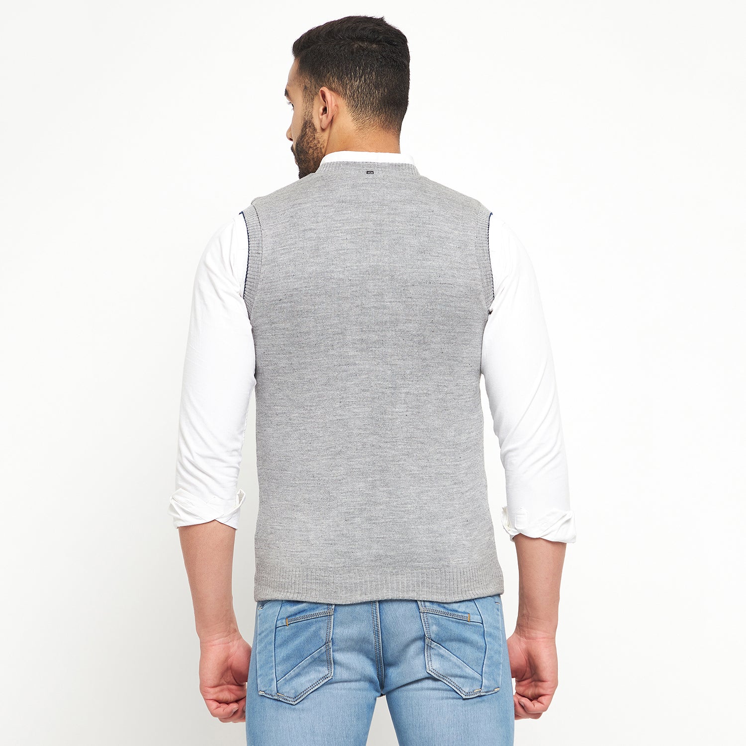 Duke Urban Men Sleeveless Reversible Sweater (SDS2041)