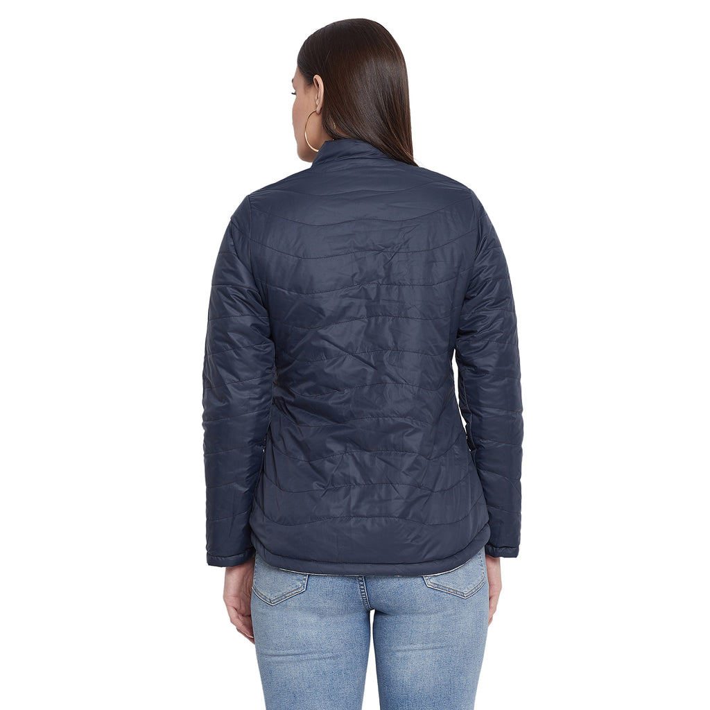 Duke Stardust Women Full Sleeve Reversible Jacket (SDZ6716)