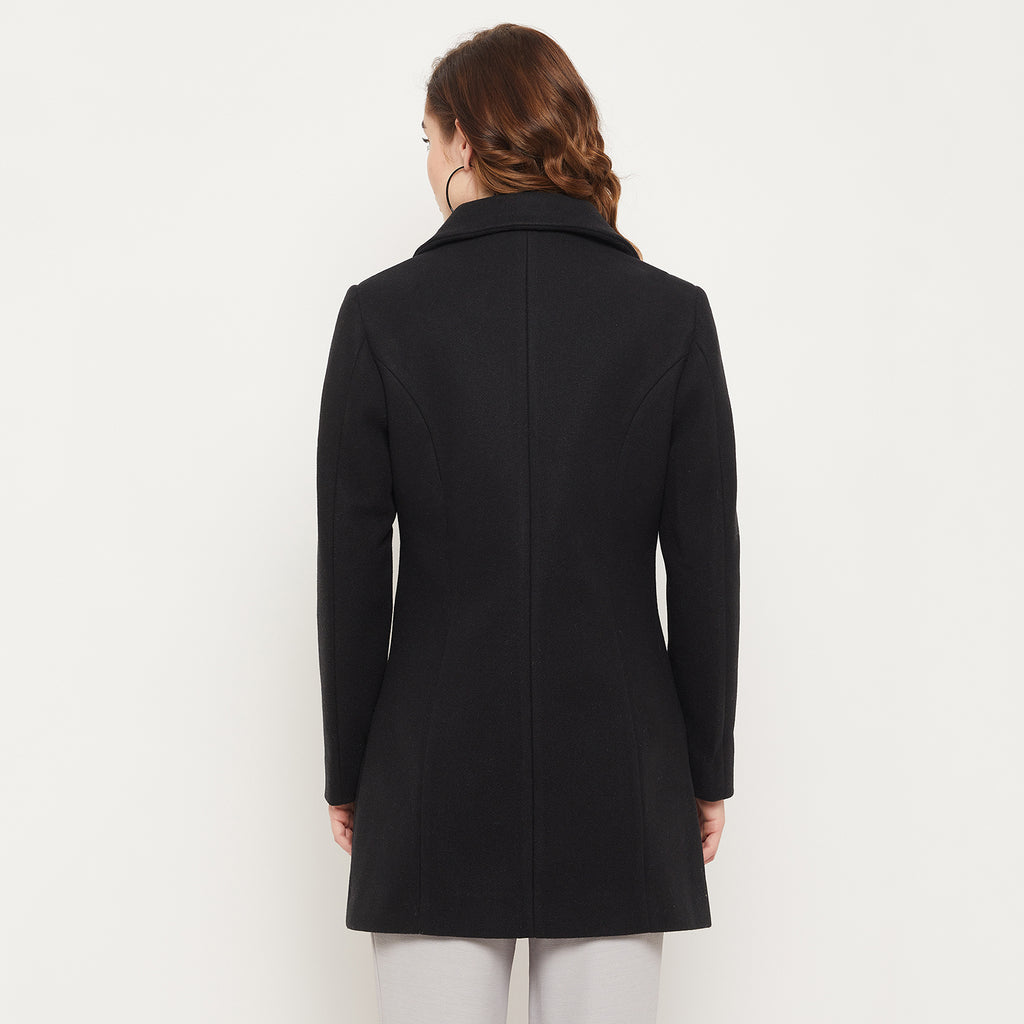 Duke Stardust Women Collared Neck Coat (SDZC104)