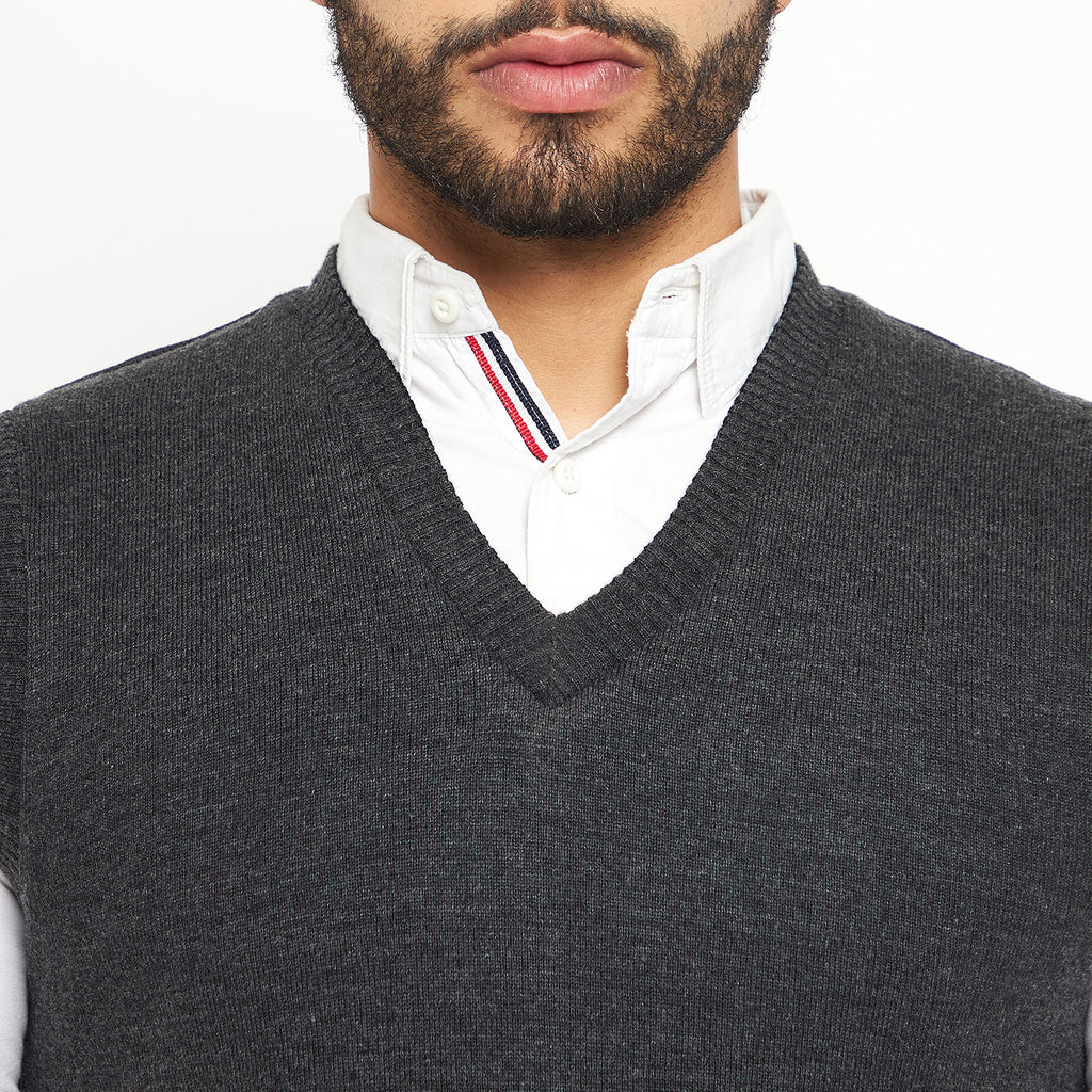 Duke Urban Men Sleeveless Reversible Sweater (SDS2041)