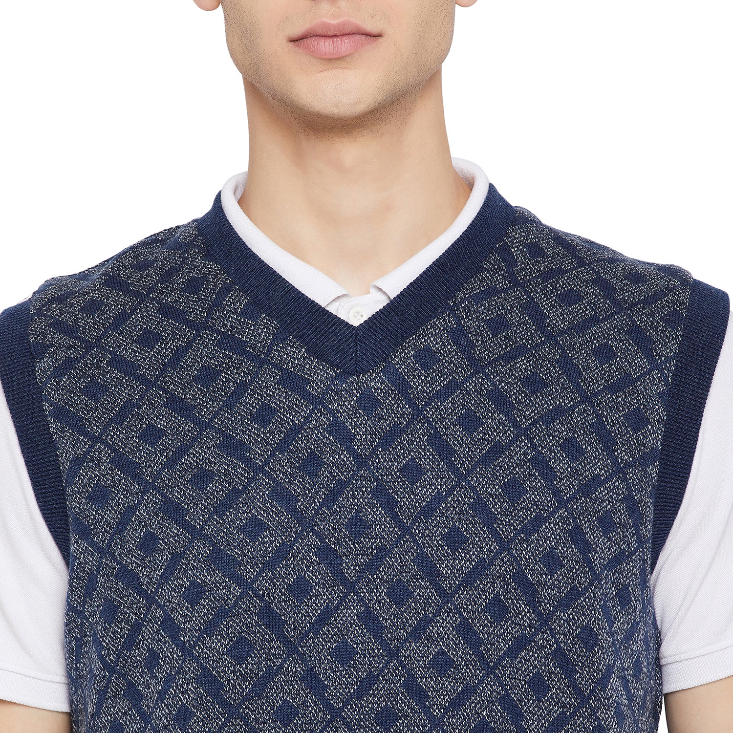 Duke Urban Men Sleeveless Reversible Sweater (SDS701)