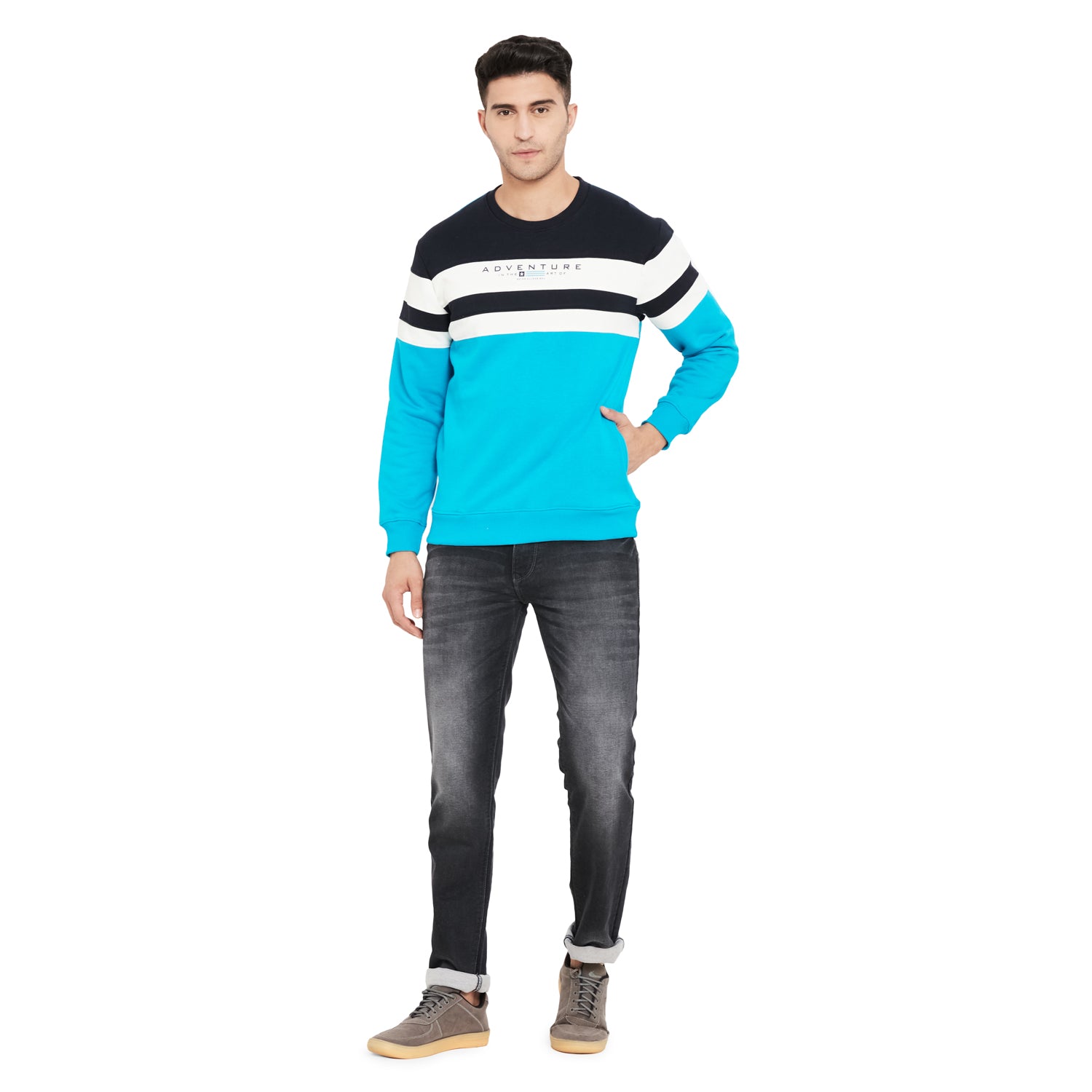 Duke Urban Men Round Neck Sweatshirt (LF3820)
