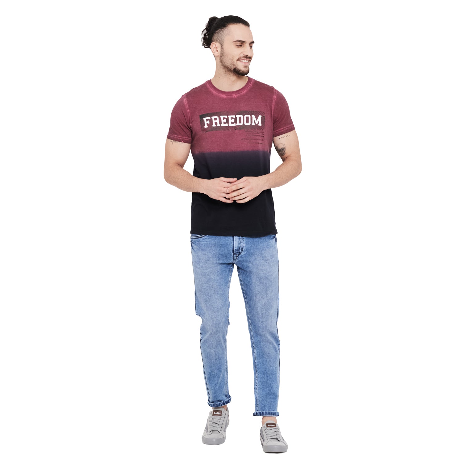 Duke Stardust Men Half Sleeve Cotton T-Shirt (LF4987)