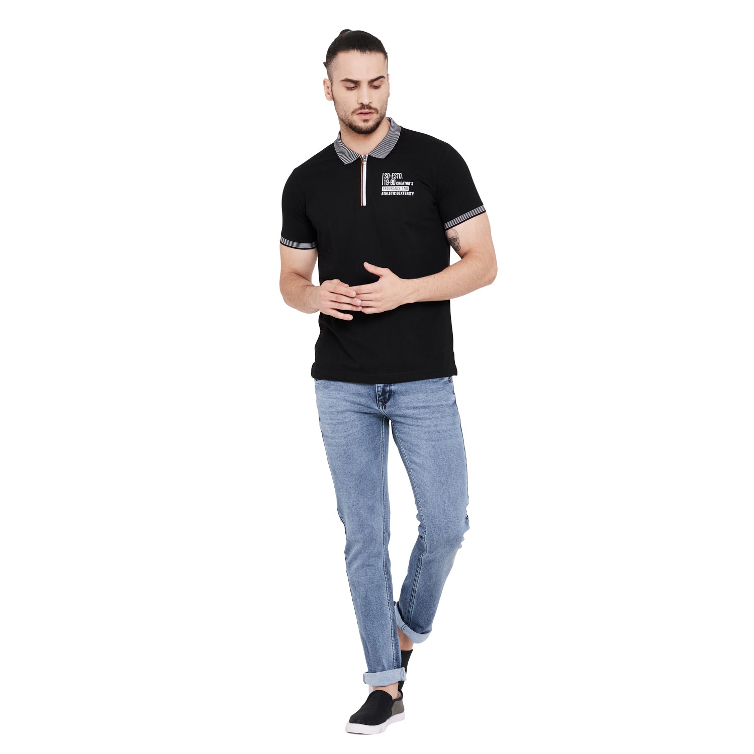 Duke Stardust Men Half Sleeve Cotton T-Shirt (LF4988)