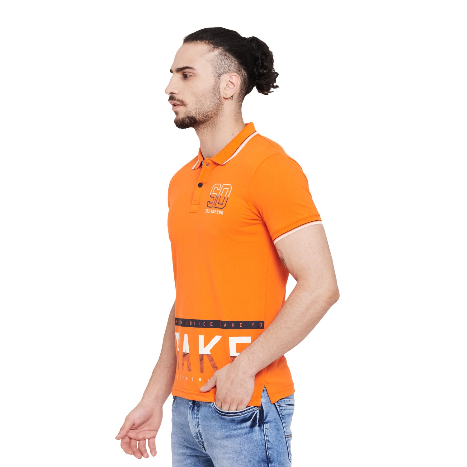 Duke Stardust Men Half Sleeve Cotton T-Shirt (LF5108)