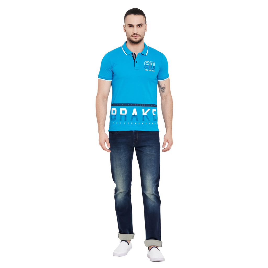 Duke Stardust Men Half Sleeve Cotton T-Shirt (LF5108)