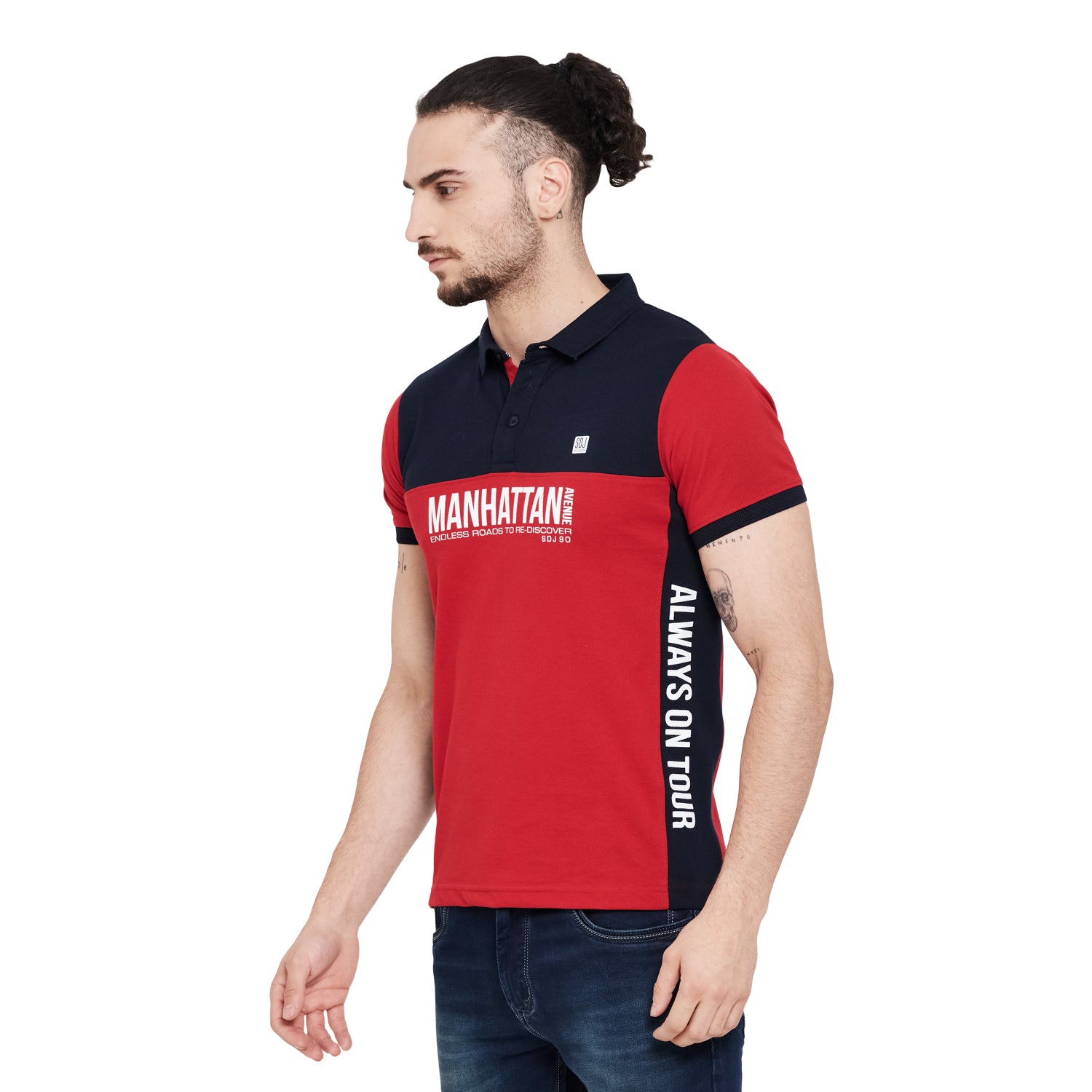 Duke Stardust Men Half Sleeve Cotton T-Shirt (LF5109)