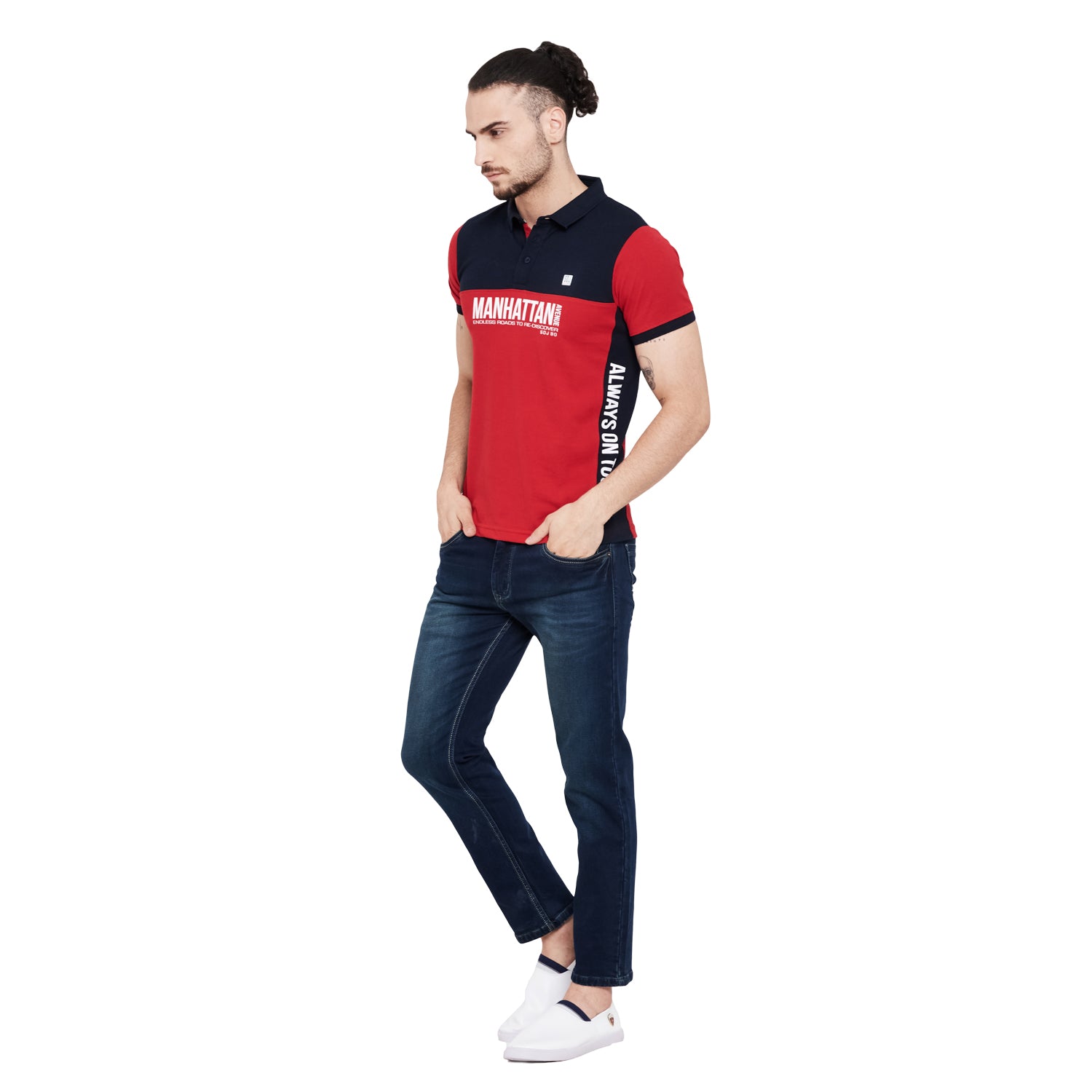 Duke Stardust Men Half Sleeve Cotton T-Shirt (LF5109)