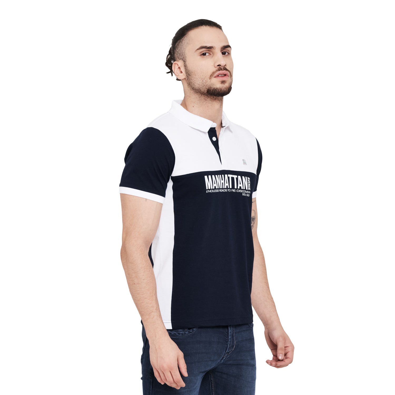 Duke Stardust Men Half Sleeve Cotton T-Shirt (LF5109)
