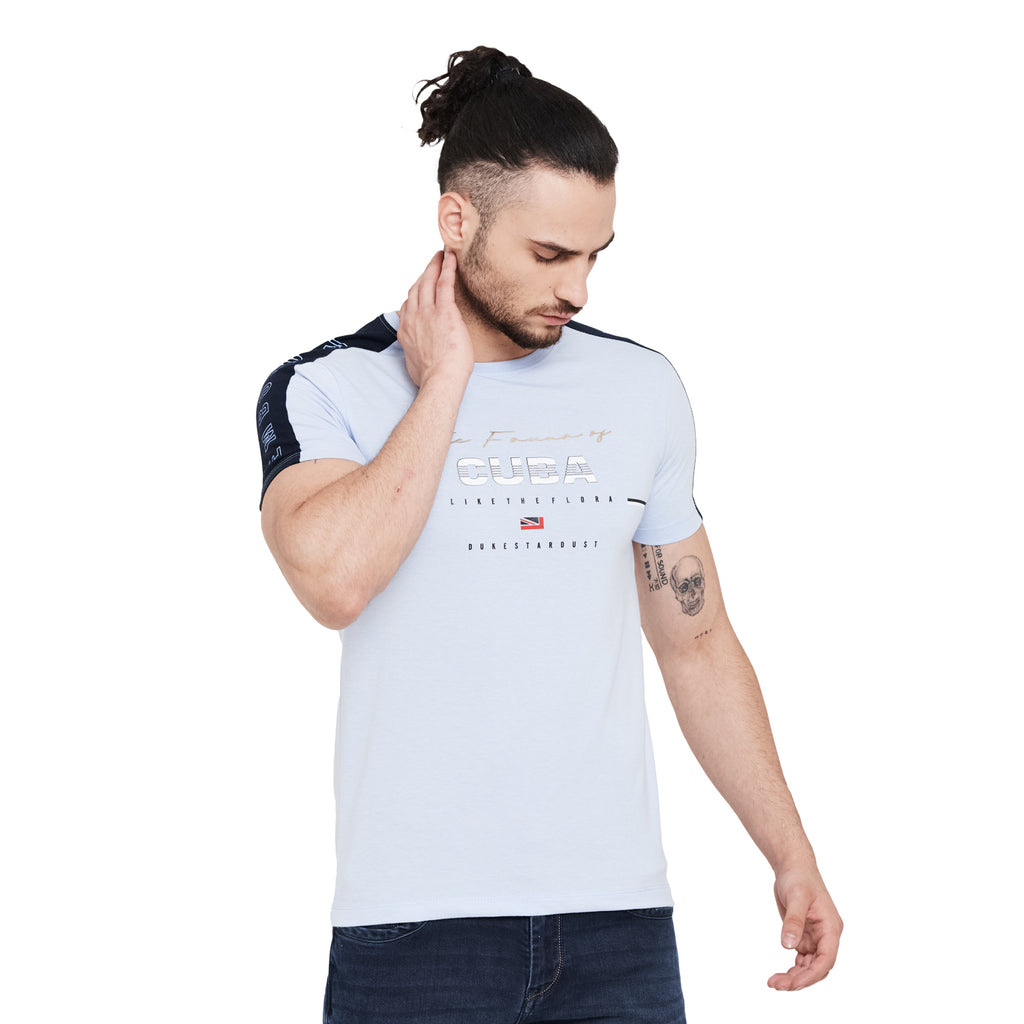 Duke Stardust Men Half Sleeve Cotton T-Shirt (LF5113)