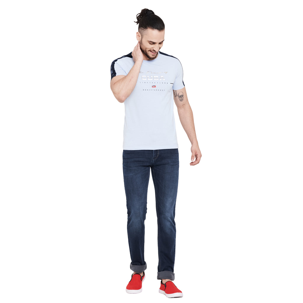 Duke Stardust Men Half Sleeve Cotton T-Shirt (LF5113)