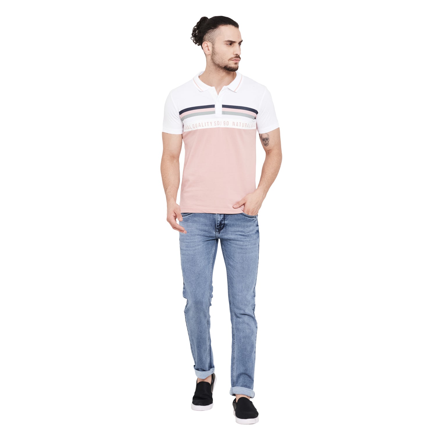 Duke Stardust Men Half Sleeve Cotton T-Shirt (LF5114)
