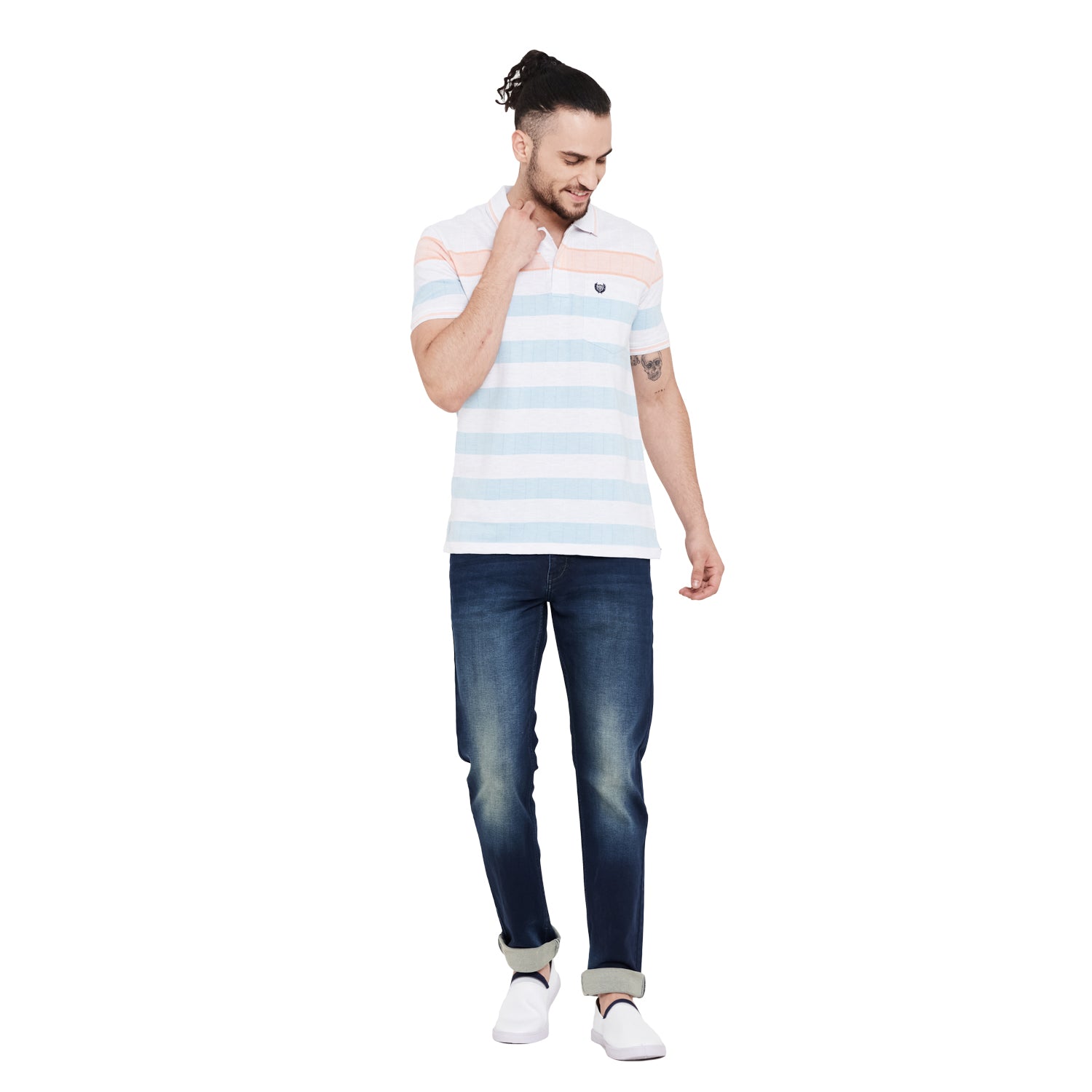 Duke Stardust Men Half Sleeve Cotton T-Shirt (LF5119)
