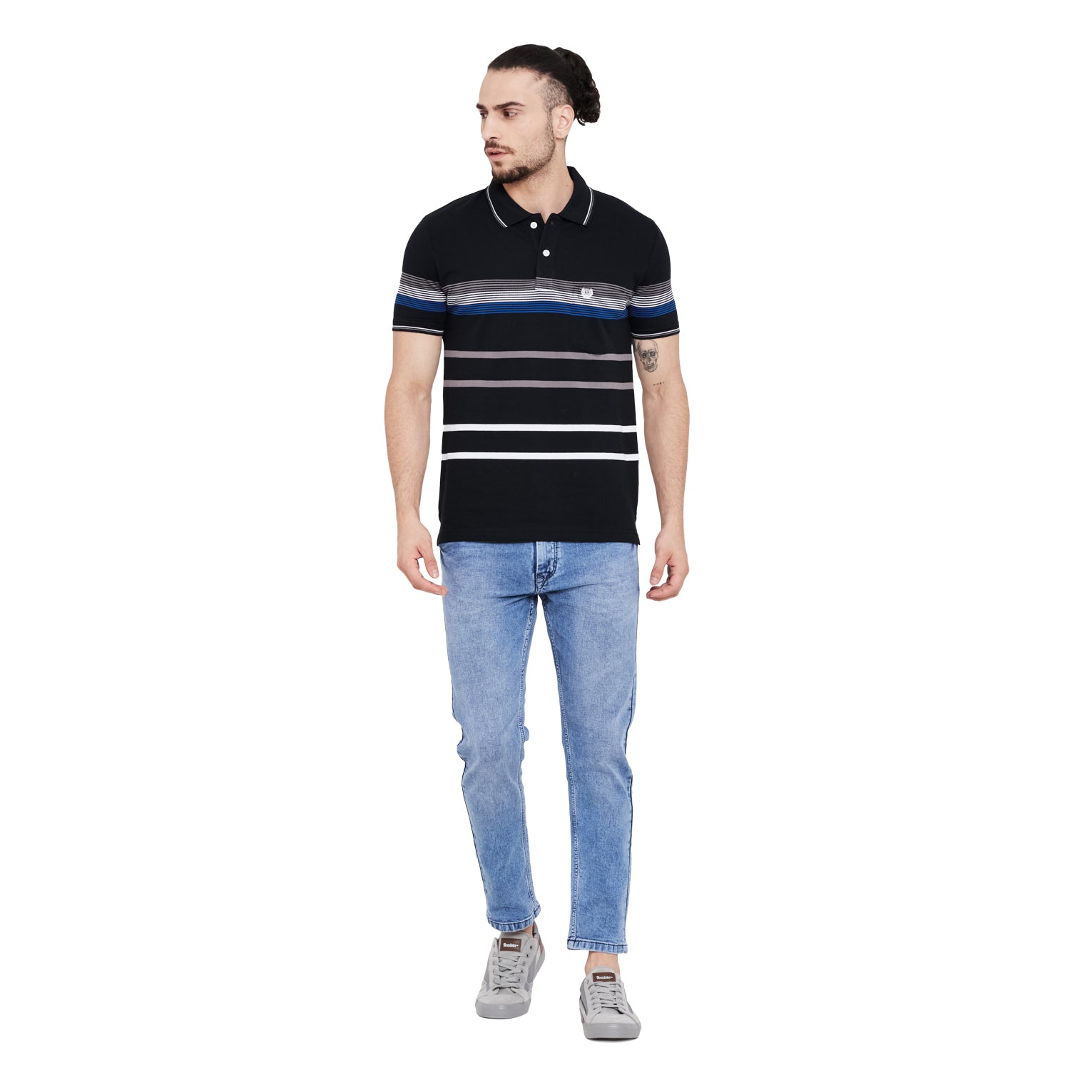 Duke Stardust Men Half Sleeve Cotton T-Shirt (LF5129)