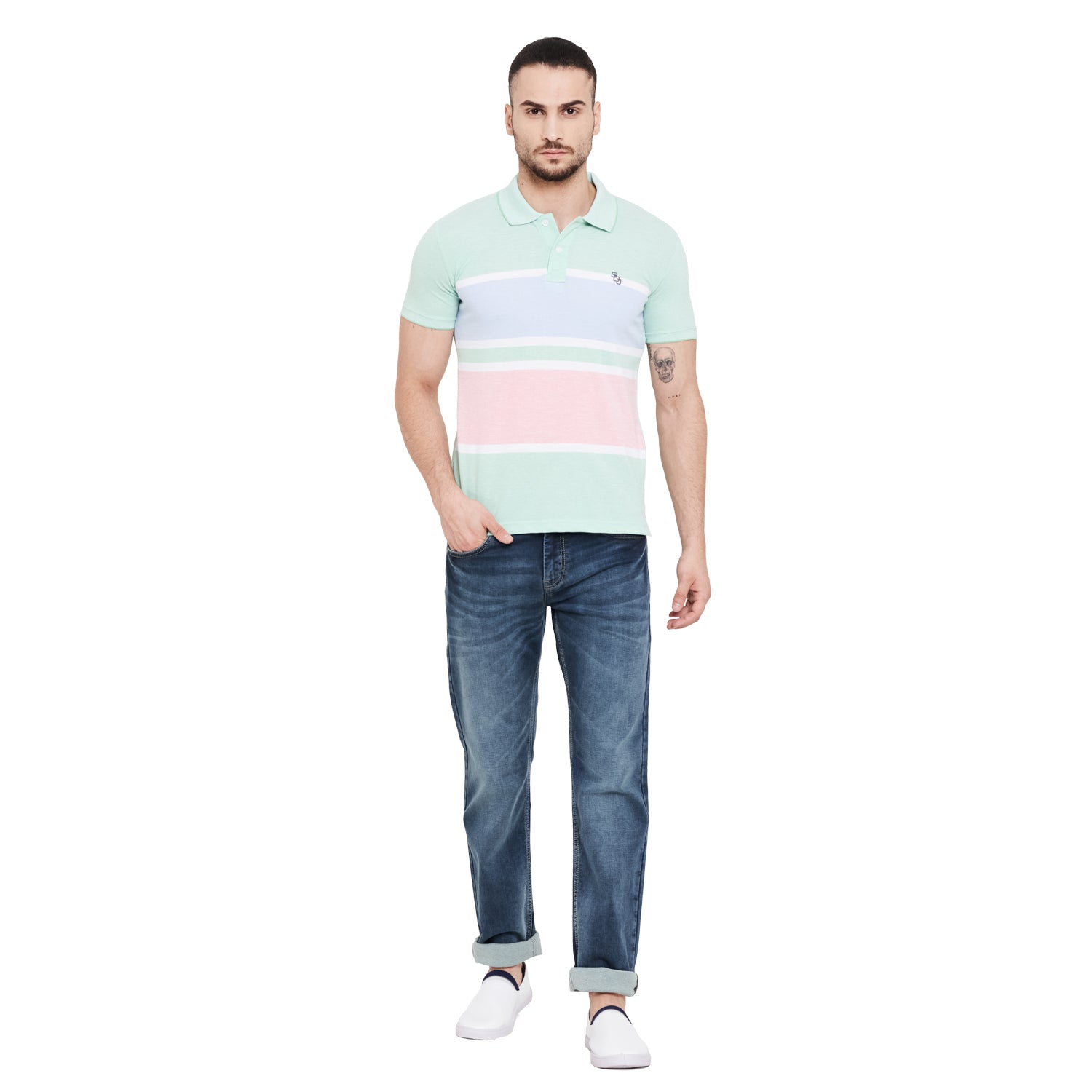 Duke Stardust Men Half Sleeve Cotton T-Shirt (LF5144)
