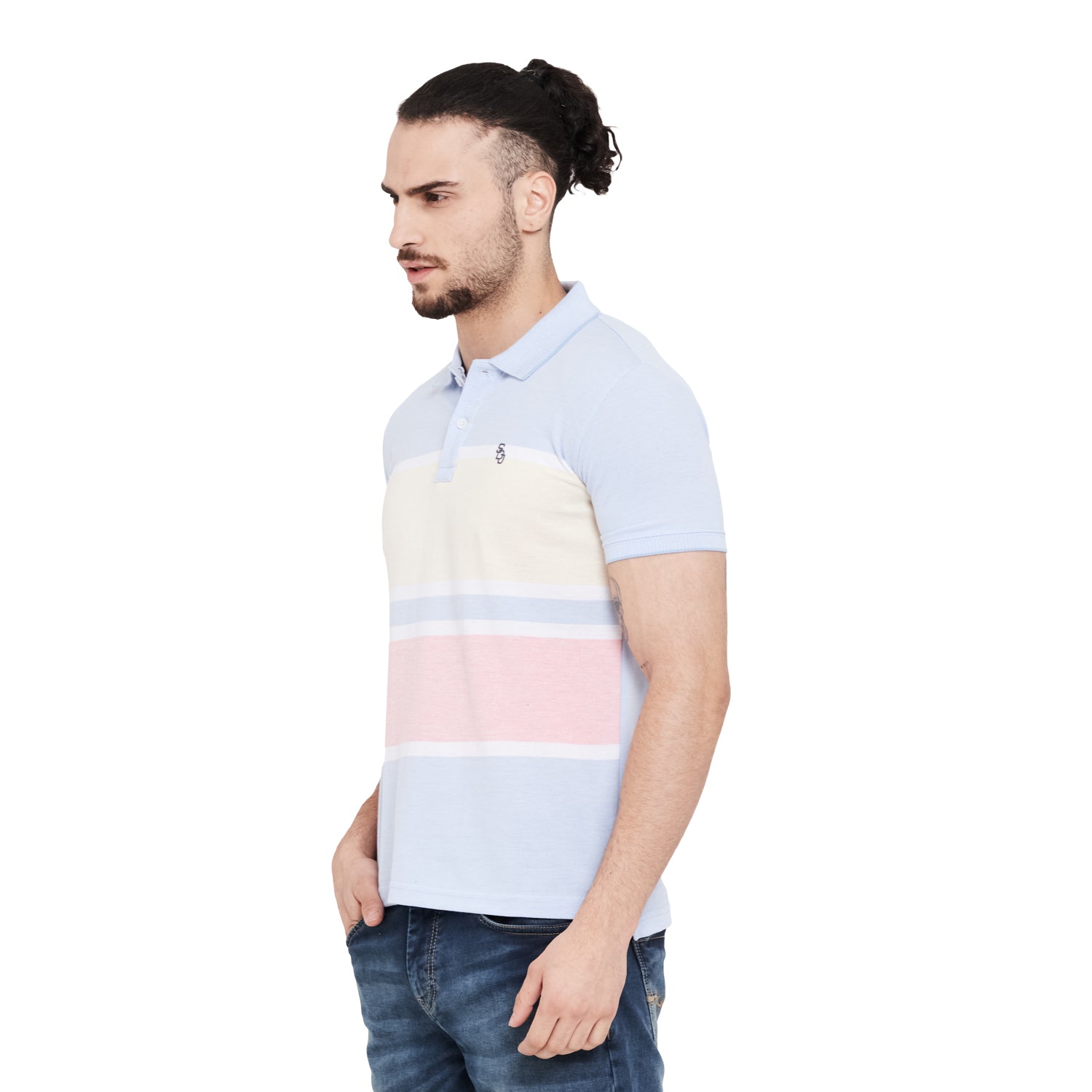 Duke Stardust Men Half Sleeve Cotton T-Shirt (LF5144)
