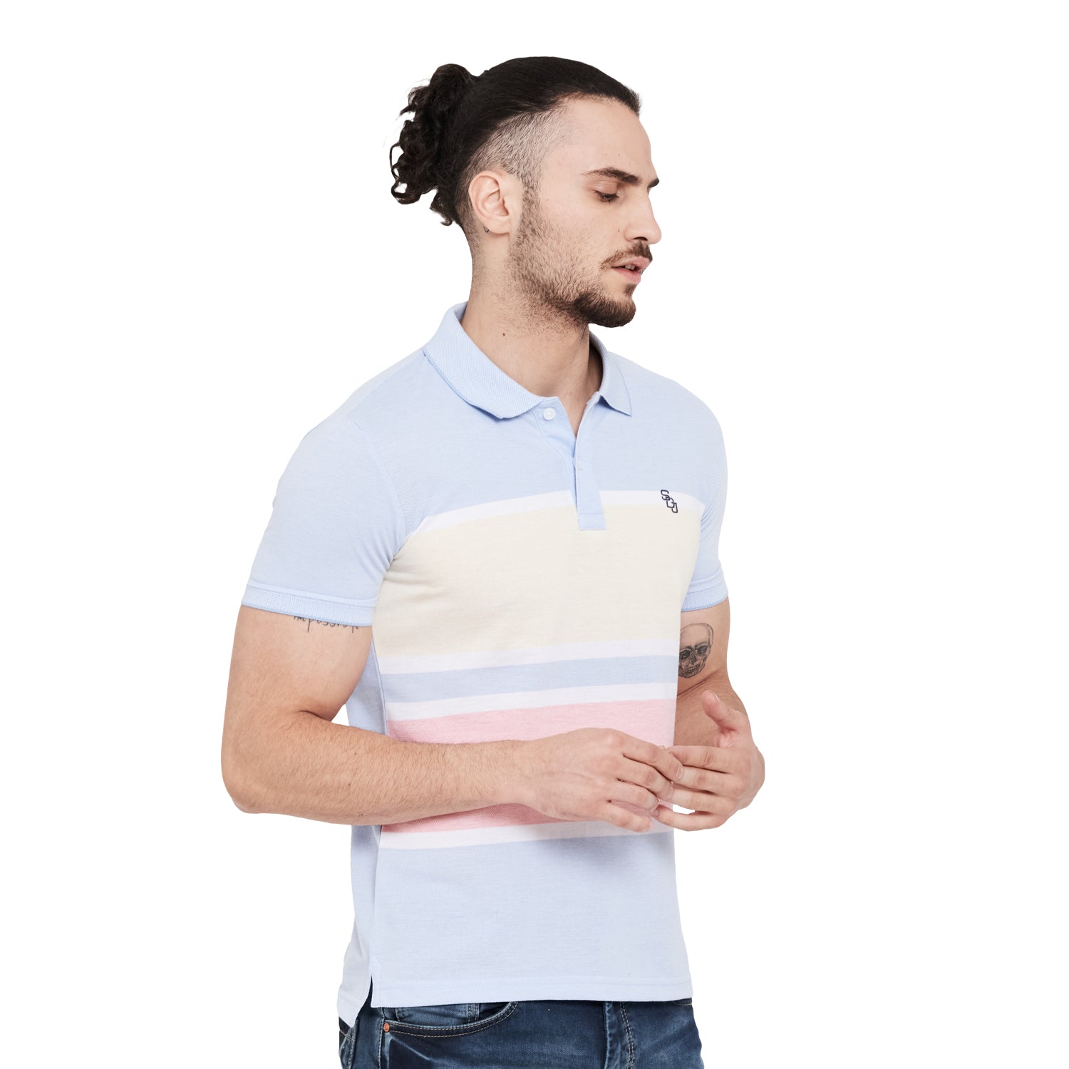 Duke Stardust Men Half Sleeve Cotton T-Shirt (LF5144)