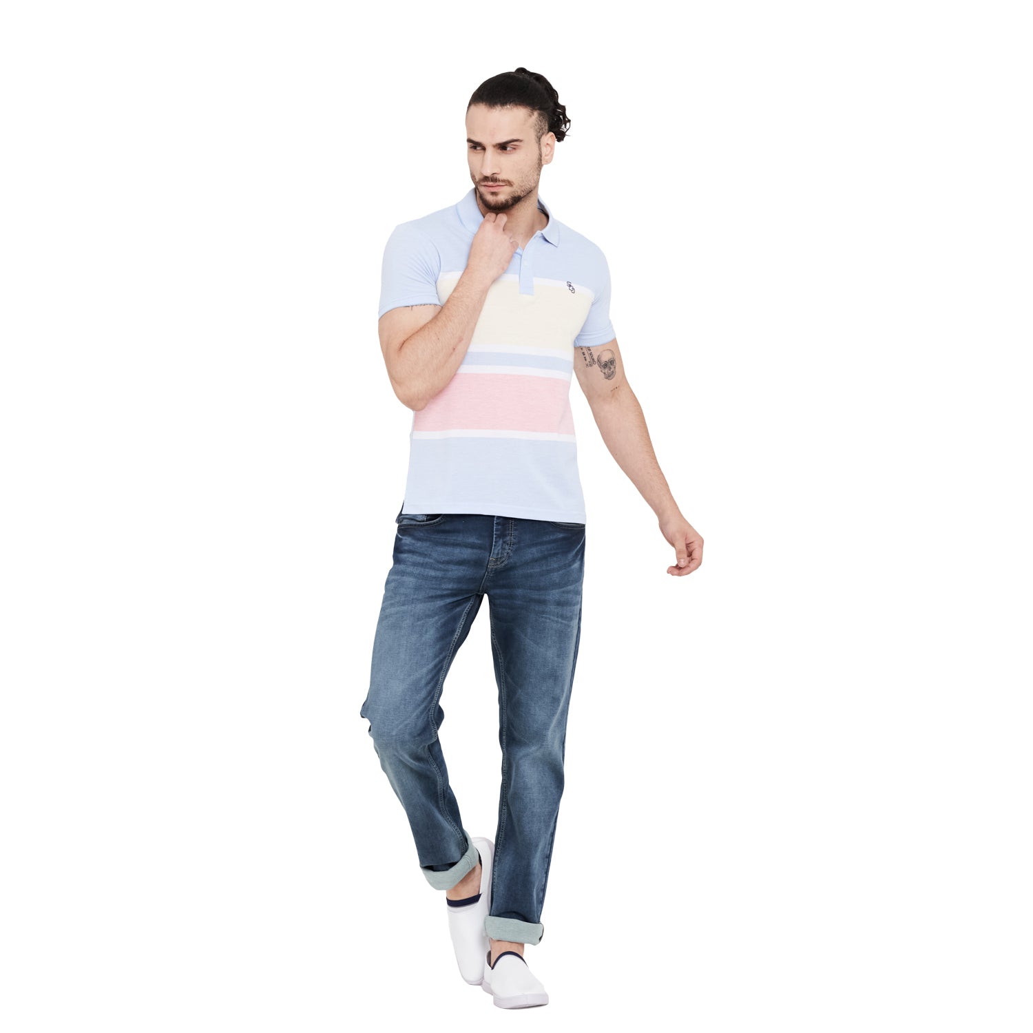 Duke Stardust Men Half Sleeve Cotton T-Shirt (LF5144)