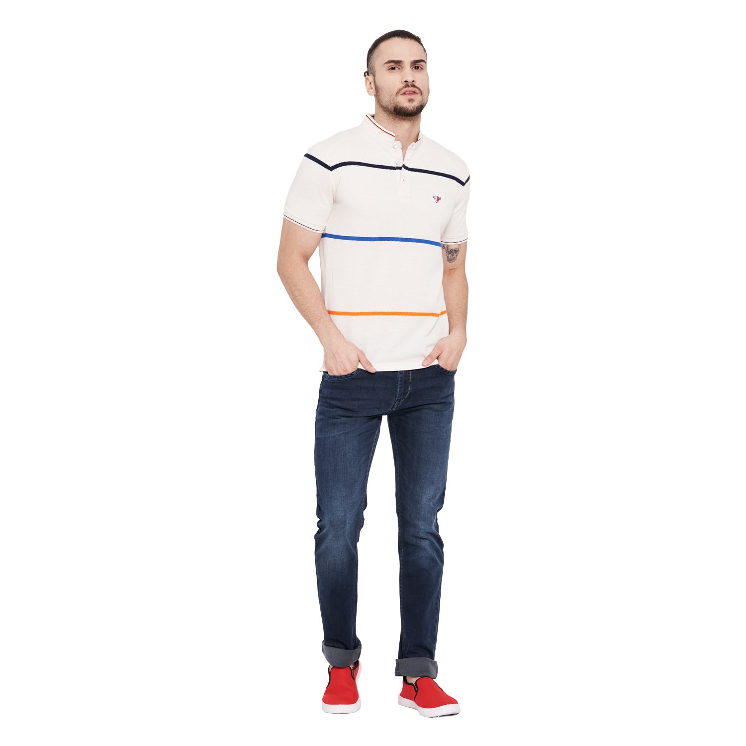 Duke Stardust Men Half Sleeve Cotton T-Shirt (LF5175)
