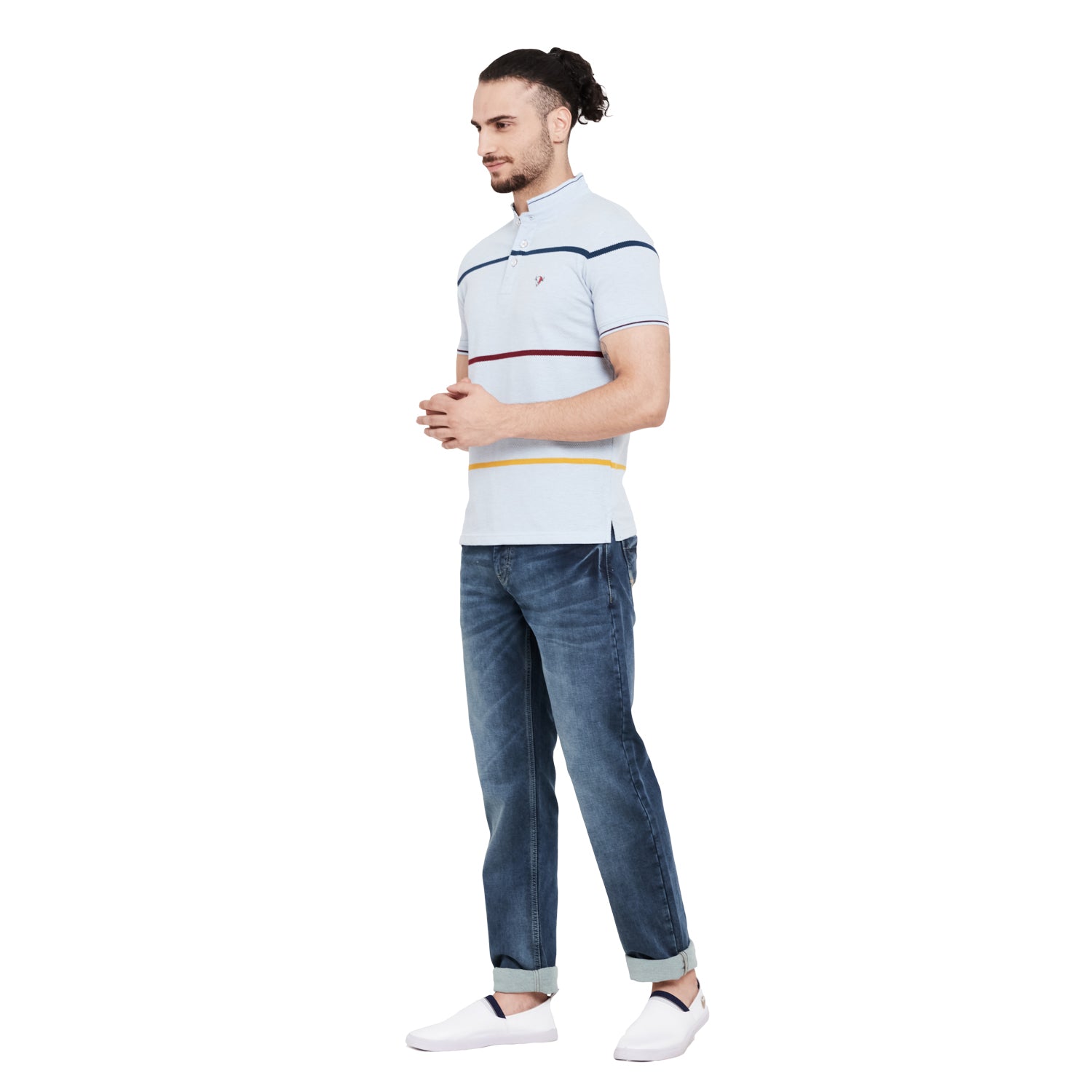 Duke Stardust Men Half Sleeve Cotton T-Shirt (LF5175)