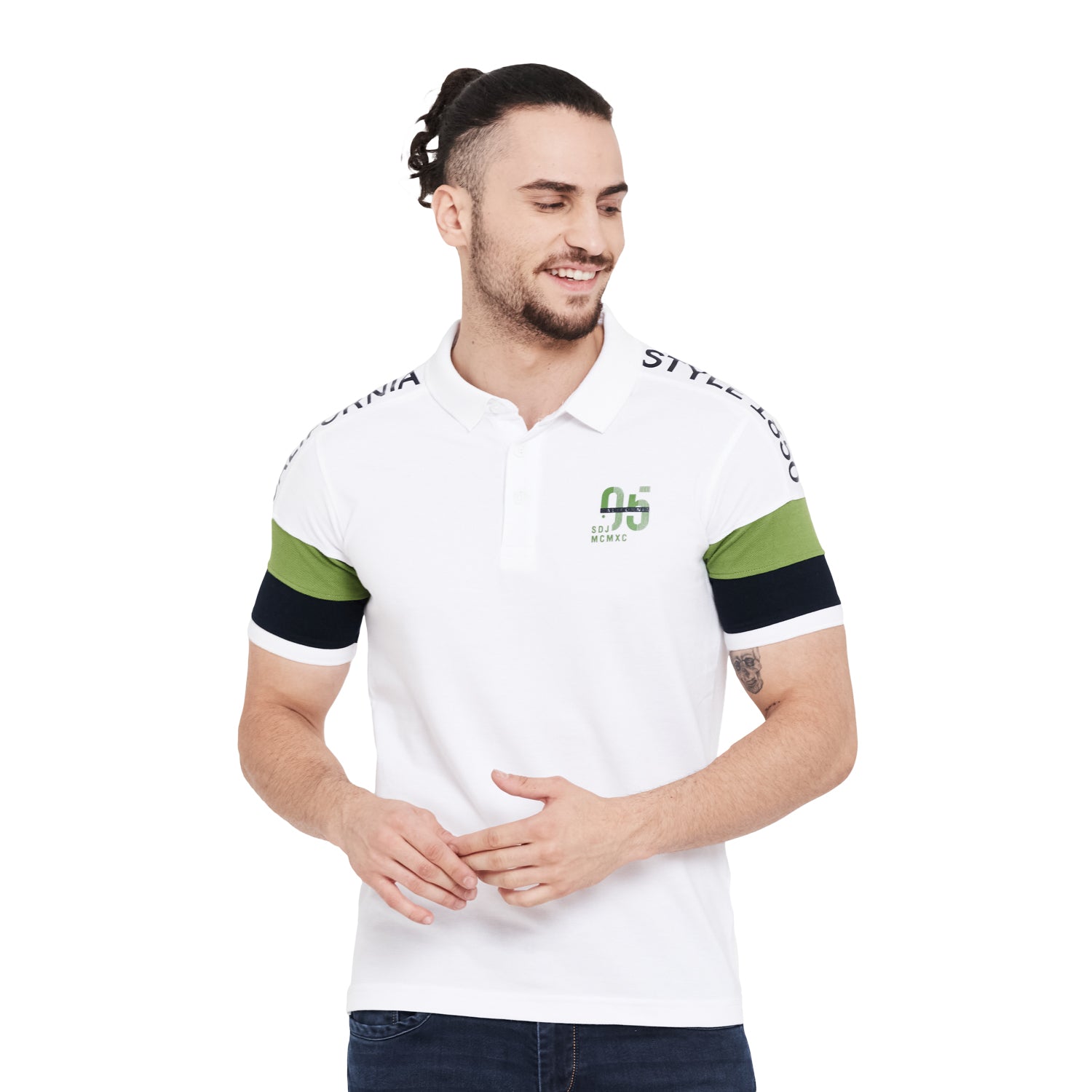 Duke Stardust Men Half Sleeve Cotton T-Shirt (LF5178)