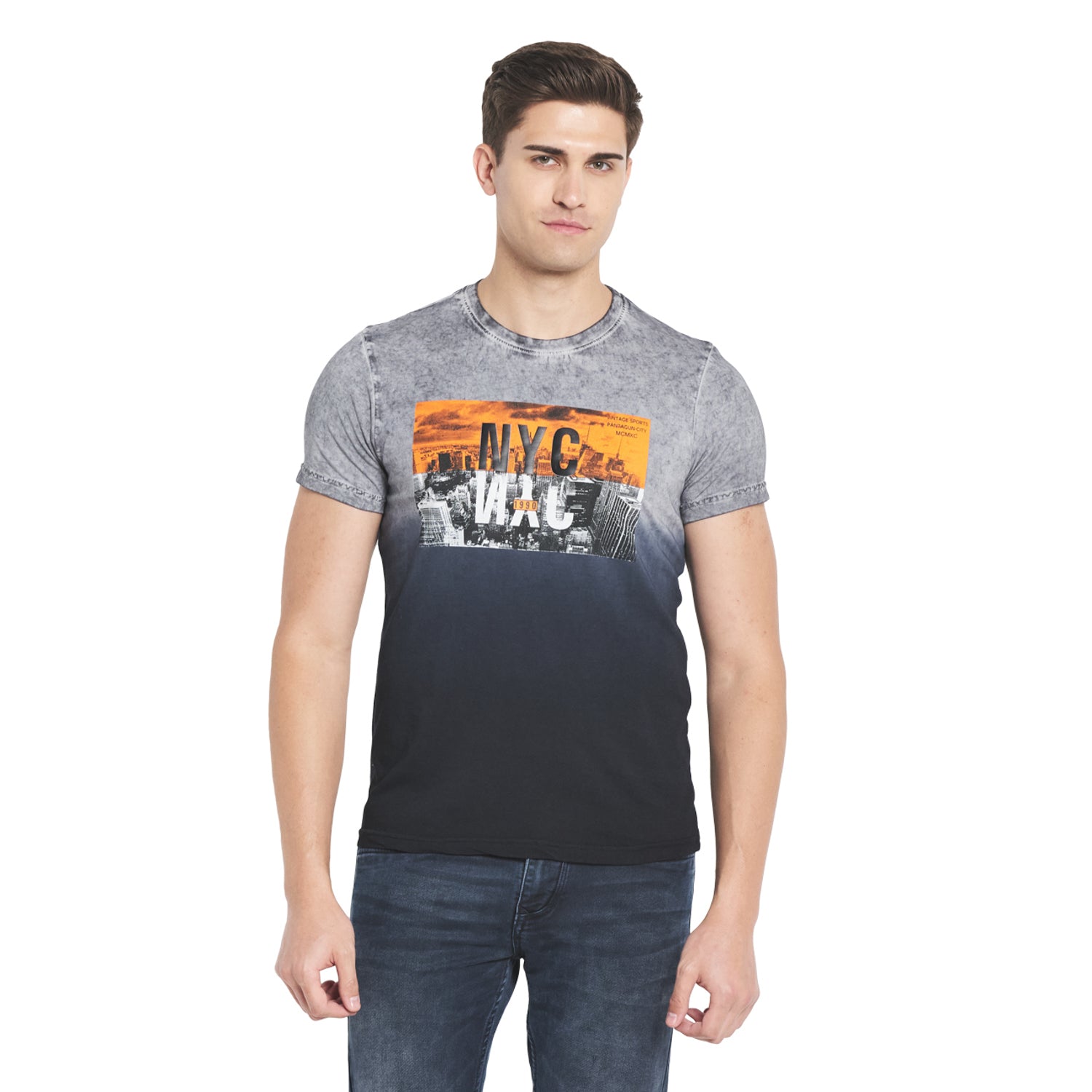 Duke Stardust Men Half Sleeve Cotton T-Shirt (LF5193)