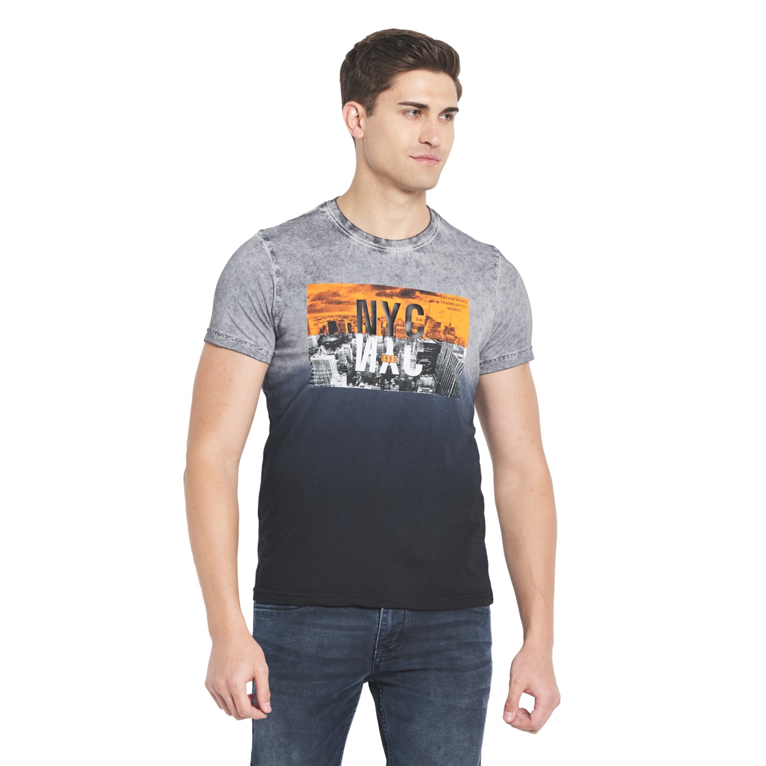 Duke Stardust Men Half Sleeve Cotton T-Shirt (LF5193)