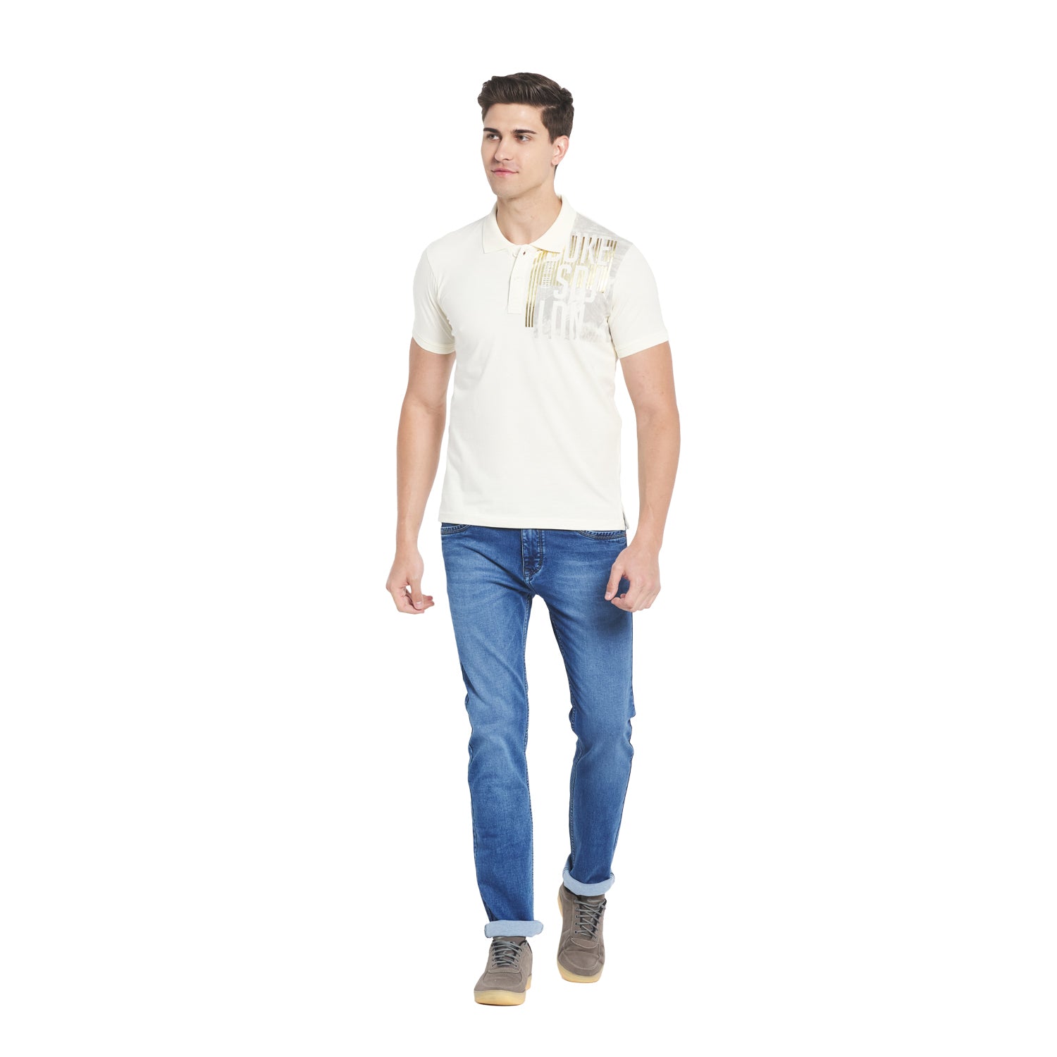Duke Stardust Men Half Sleeve Cotton T-Shirt (LF5245)