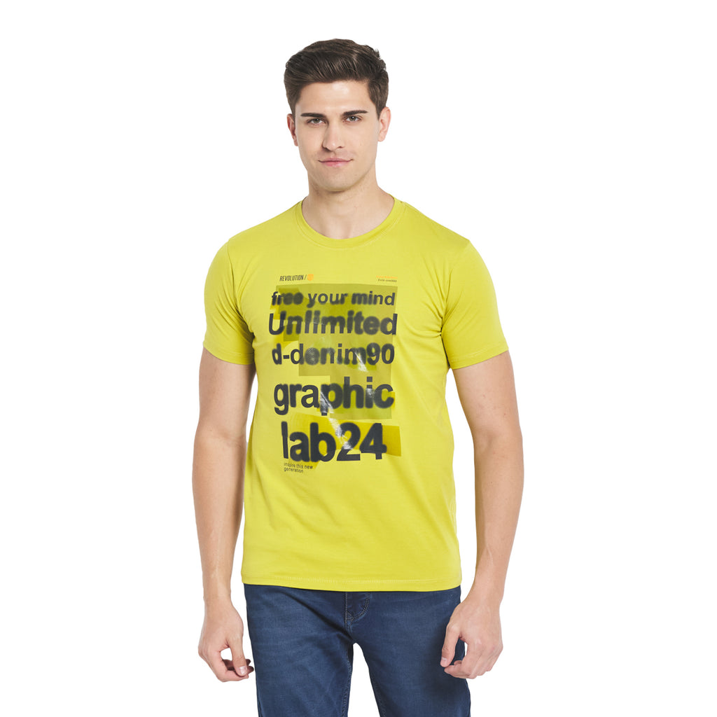 Duke Stardust Men Half Sleeve Cotton T-Shirt (LF5289)