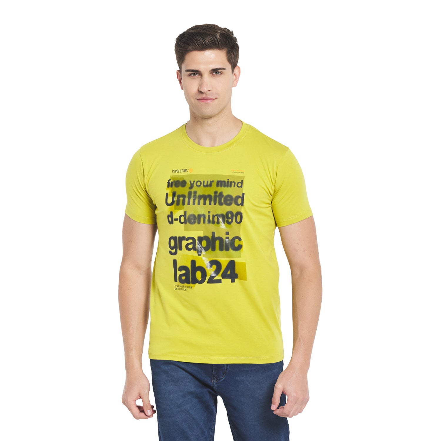 Duke Stardust Men Half Sleeve Cotton T-Shirt (LF5289)