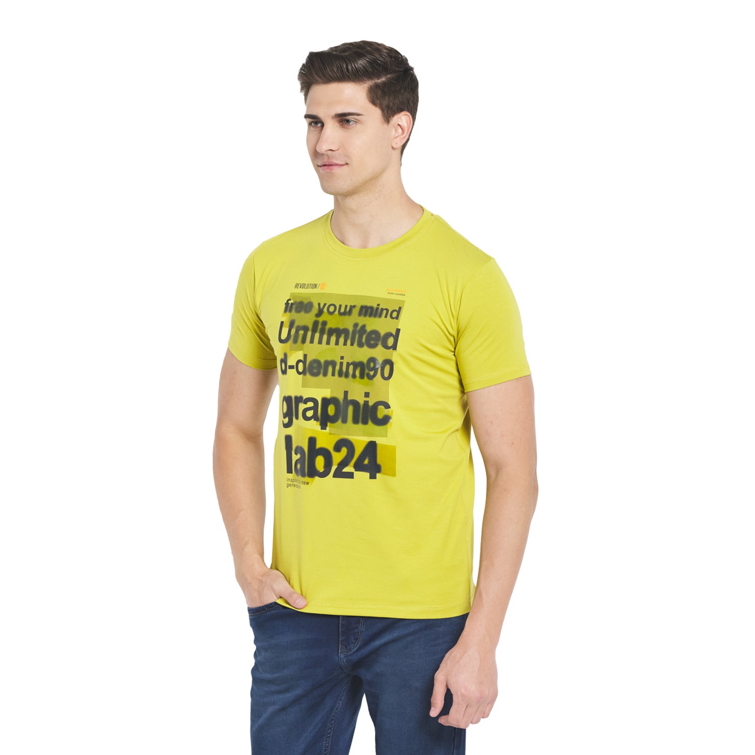 Duke Stardust Men Half Sleeve Cotton T-Shirt (LF5289)