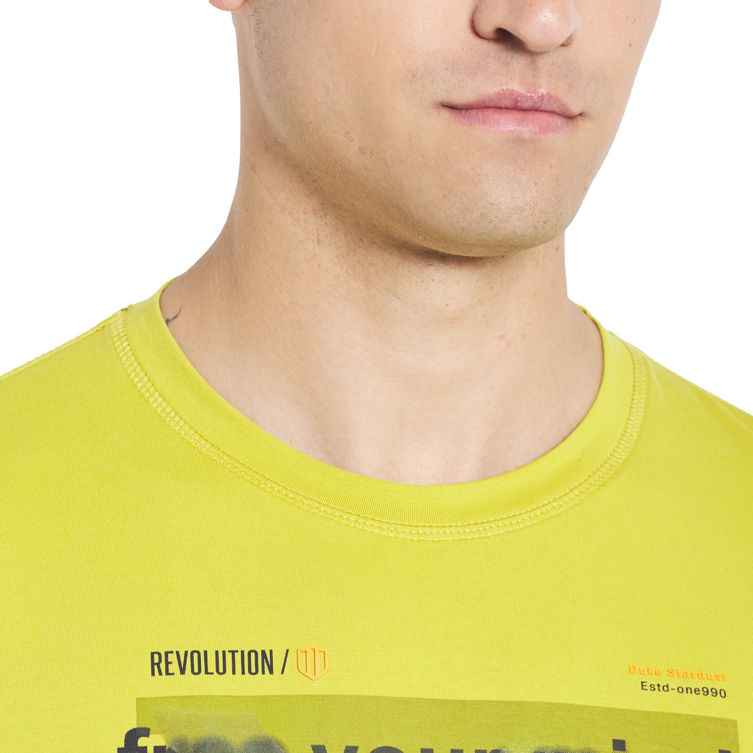 Duke Stardust Men Half Sleeve Cotton T-Shirt (LF5289)