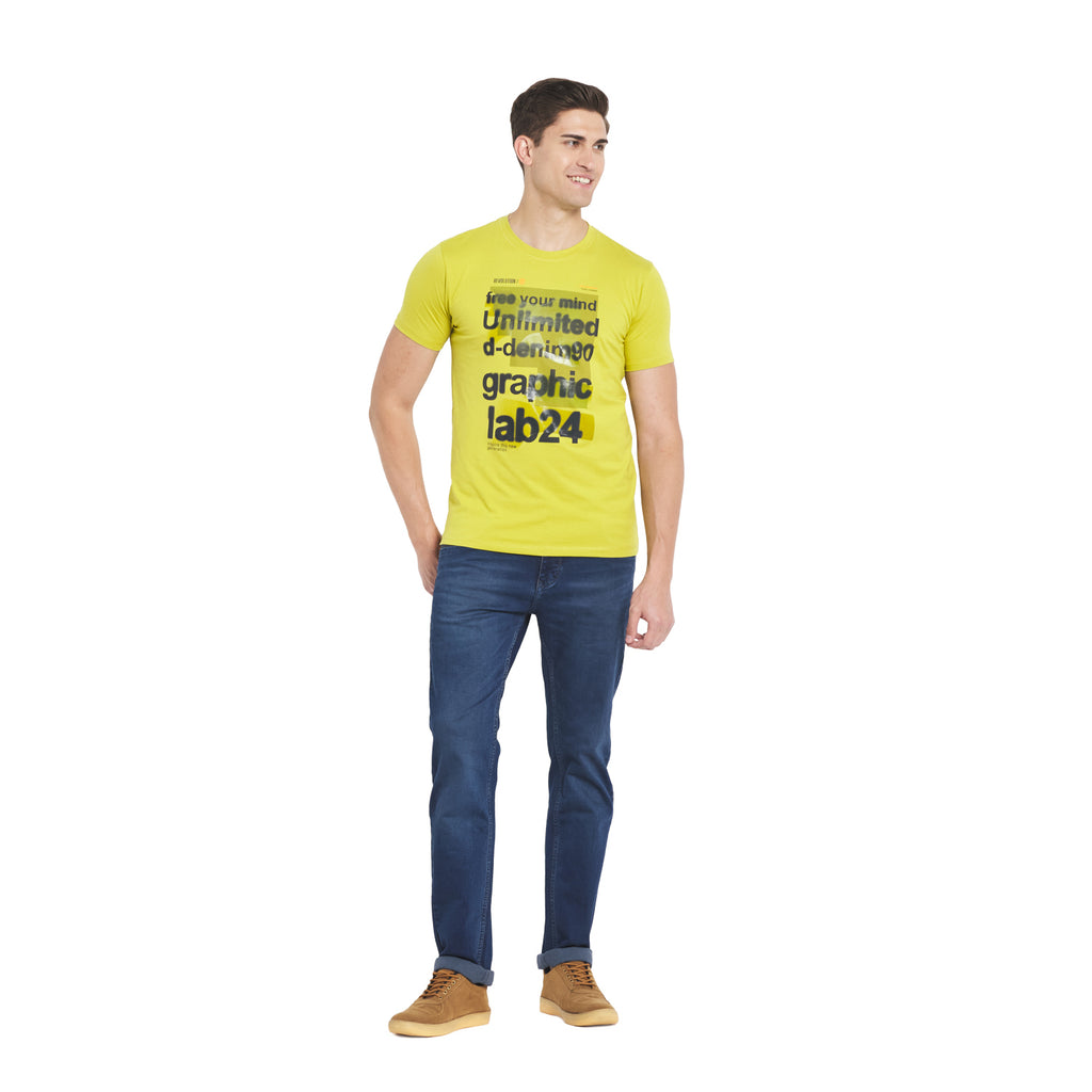 Duke Stardust Men Half Sleeve Cotton T-Shirt (LF5289)