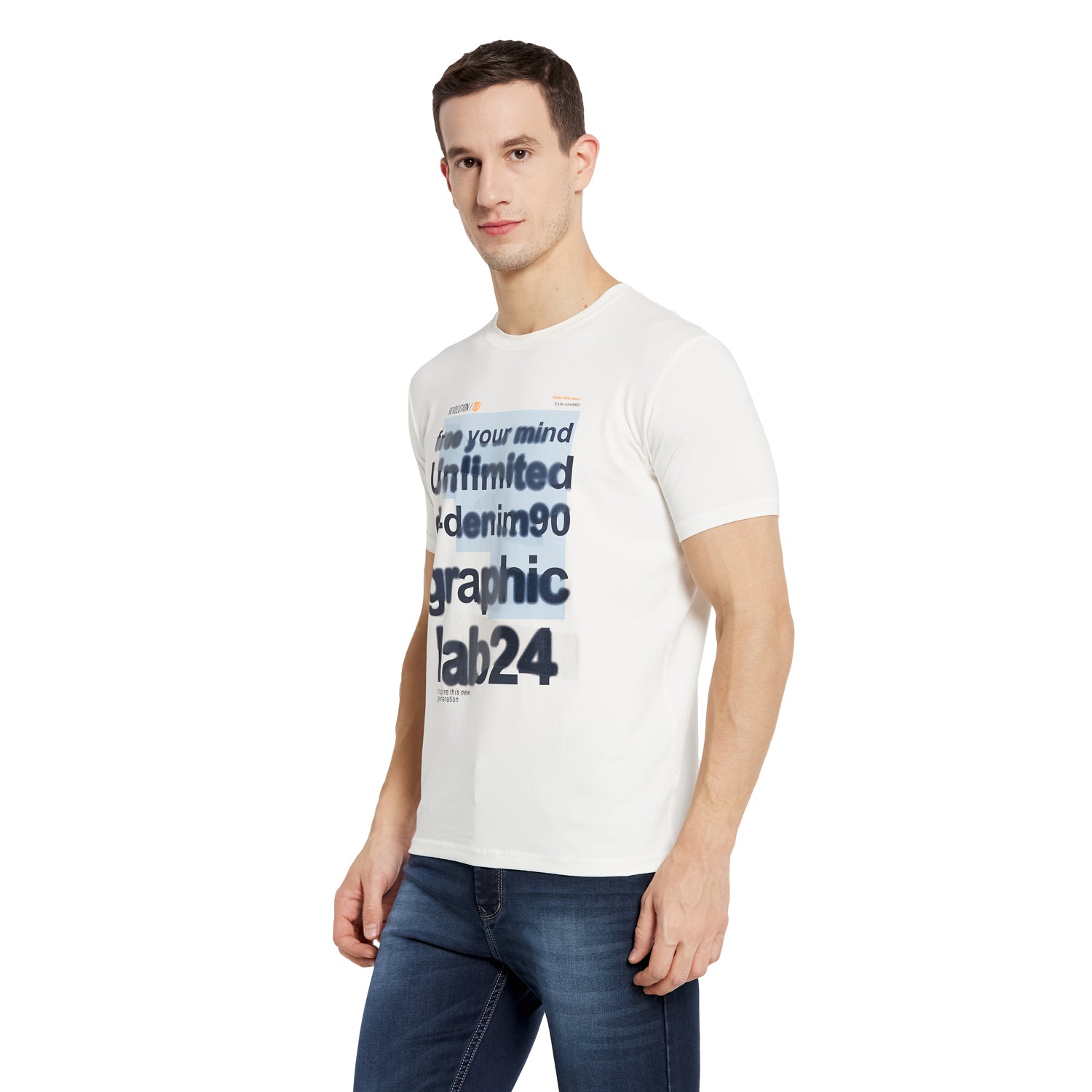 Duke Stardust Men Half Sleeve Cotton T-Shirt (LF5289)