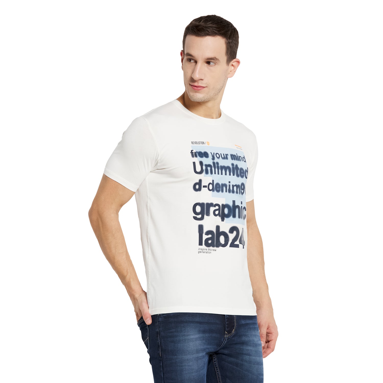Duke Stardust Men Half Sleeve Cotton T-Shirt (LF5289)