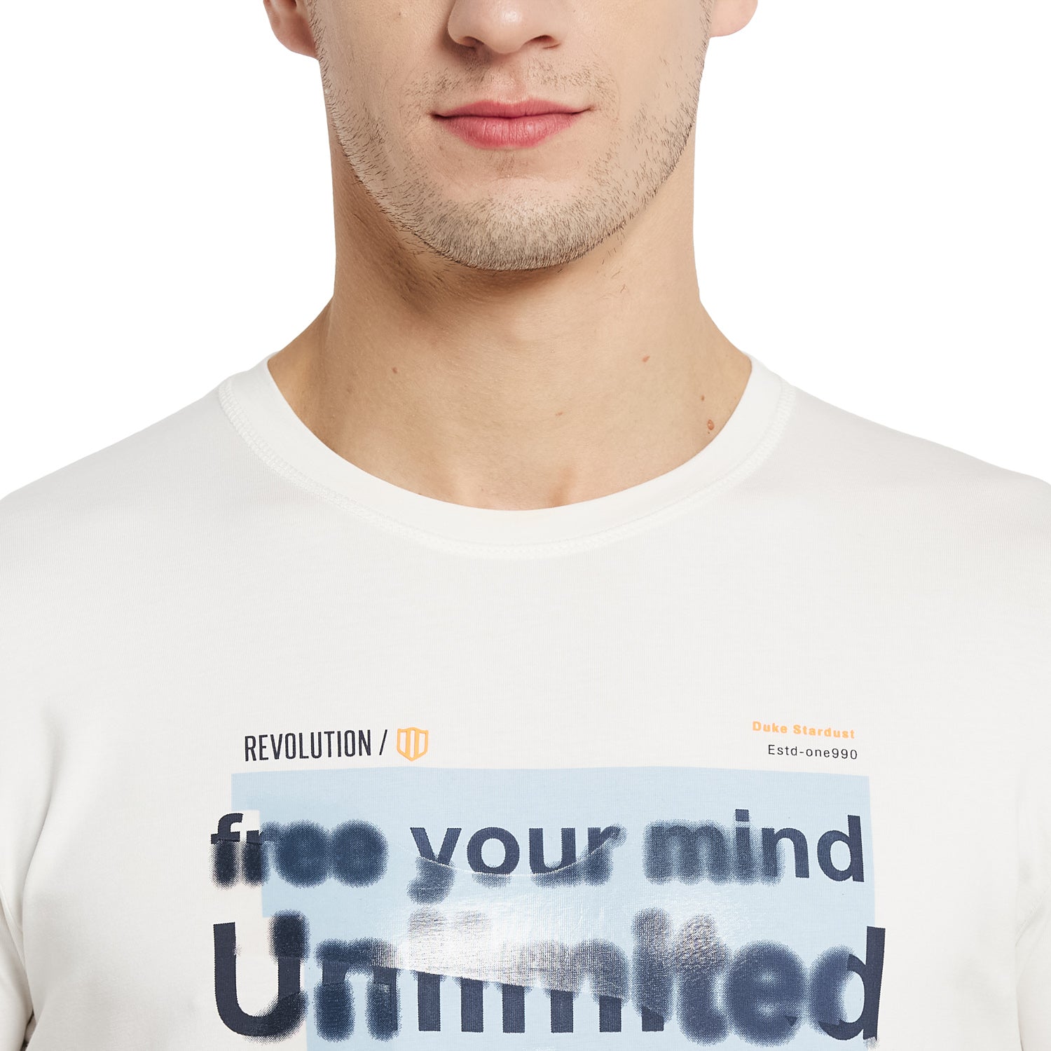Duke Stardust Men Half Sleeve Cotton T-Shirt (LF5289)