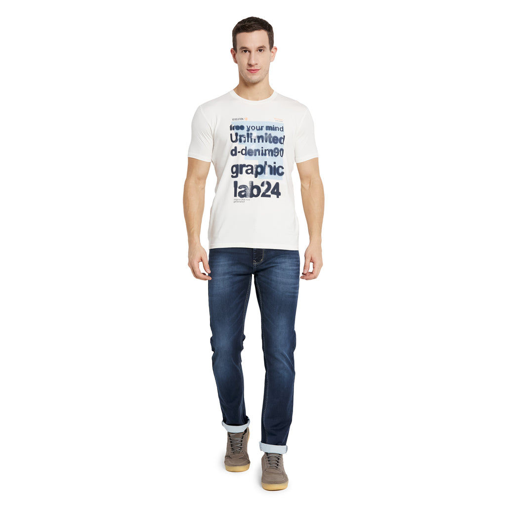 Duke Stardust Men Half Sleeve Cotton T-Shirt (LF5289)