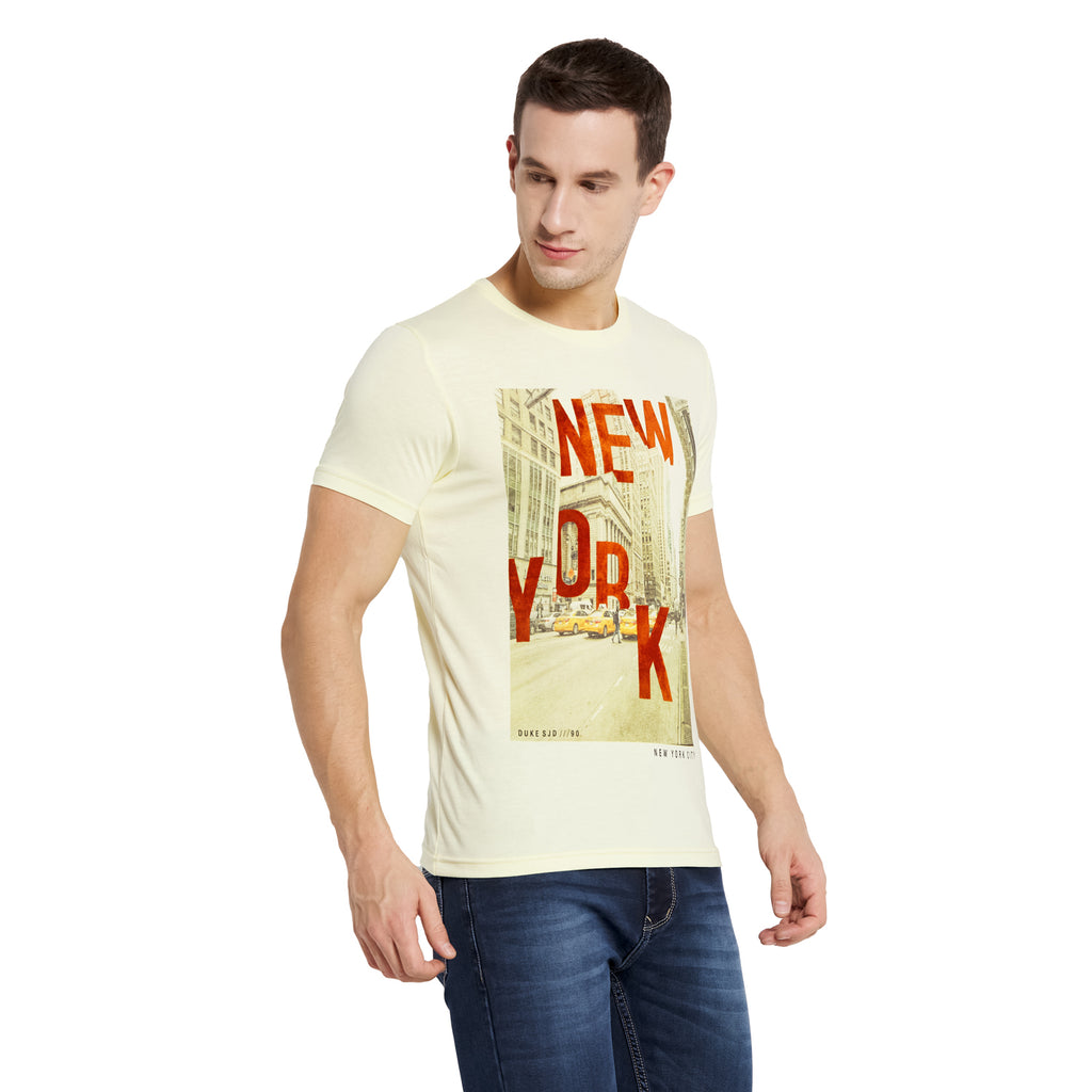 Duke Stardust Men Half Sleeve Cotton T-Shirt (MTLF225)