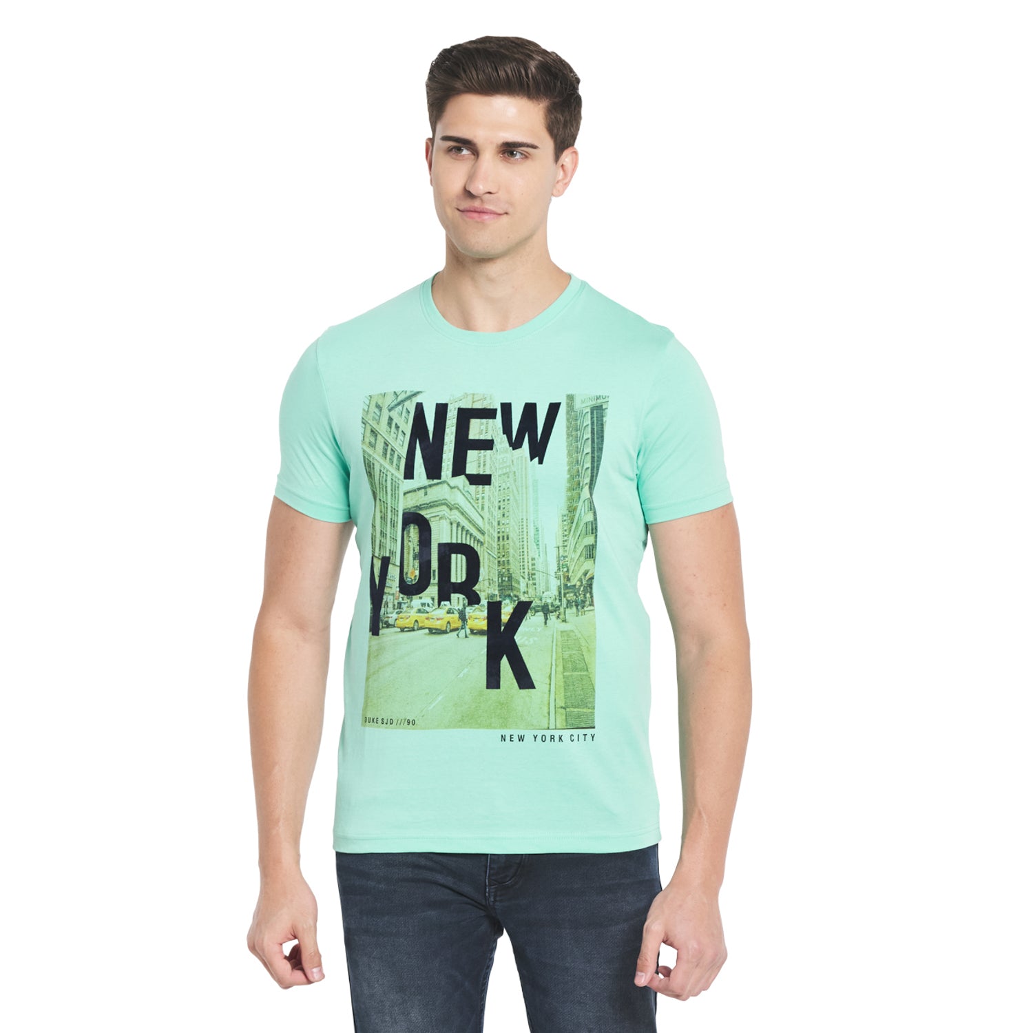 Duke Stardust Men Half Sleeve Cotton T-Shirt (MTLF225)