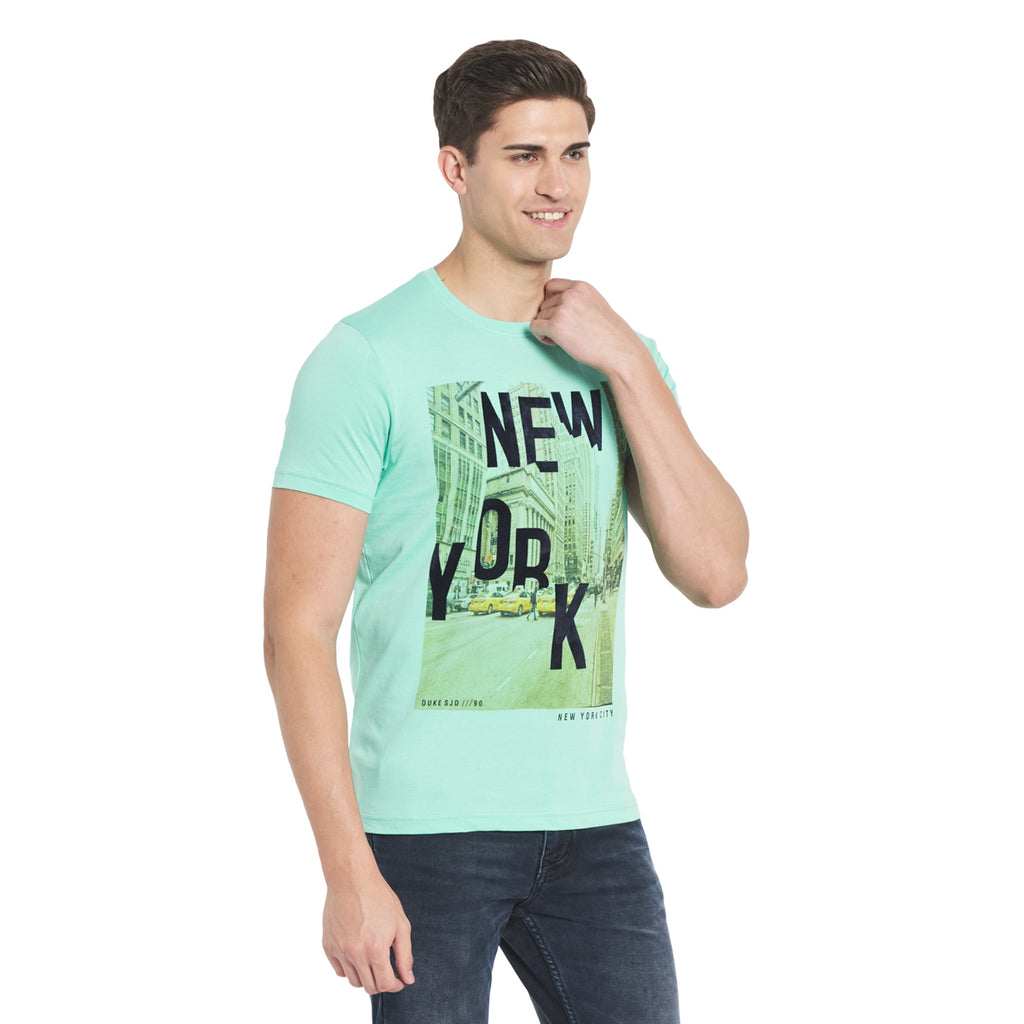 Duke Stardust Men Half Sleeve Cotton T-Shirt (MTLF225)