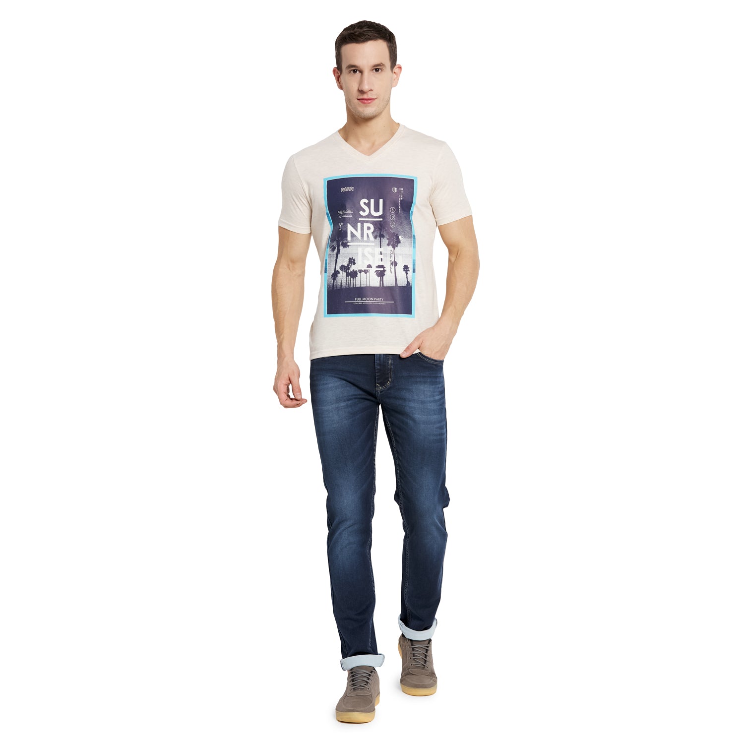 Duke Stardust Men Half Sleeve Cotton T-Shirt (MTLF231)