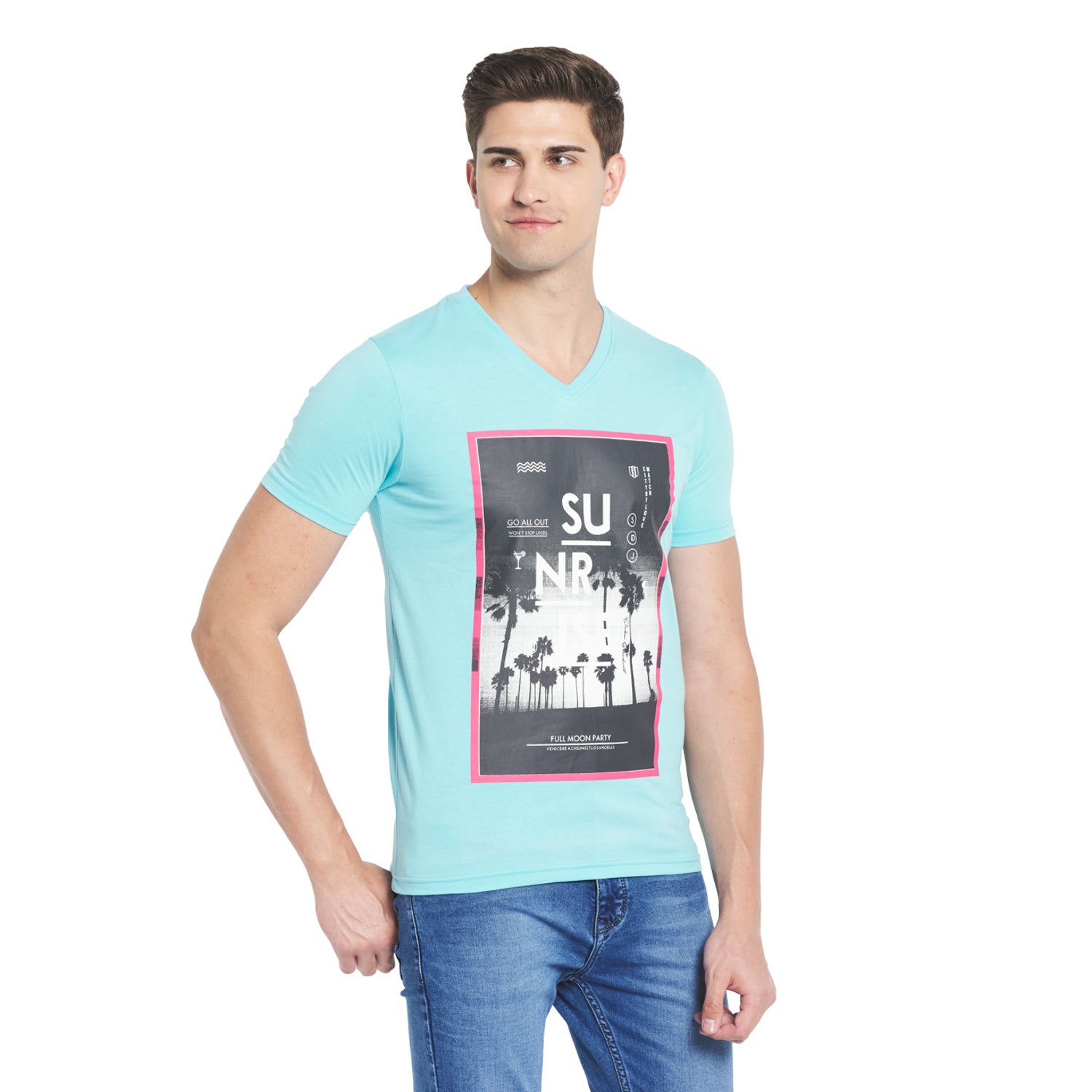 Duke Stardust Men Half Sleeve Cotton T-Shirt (MTLF231)