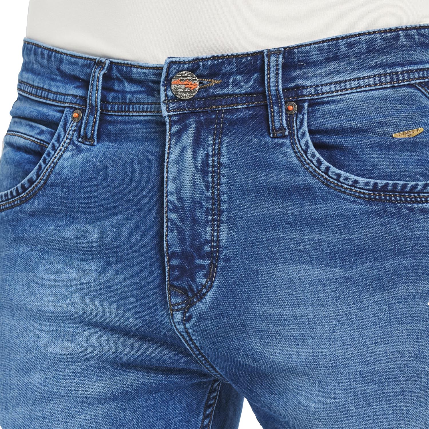 Duke Stardust Men Slim Fit Stretchable Jeans (SDD5176)