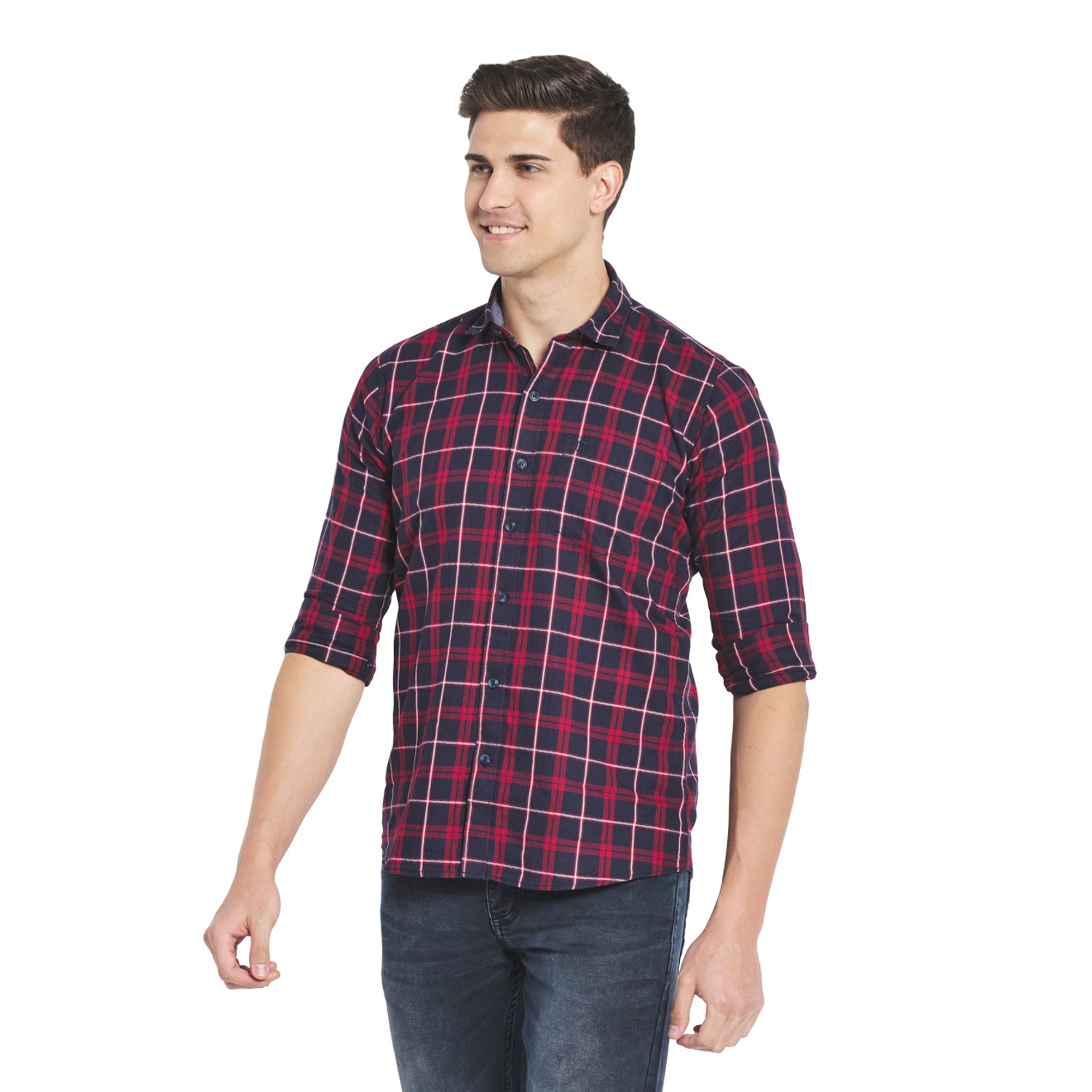 Duke Stardust Men Full Sleeve Cotton Shirt (SDO8CKTP)