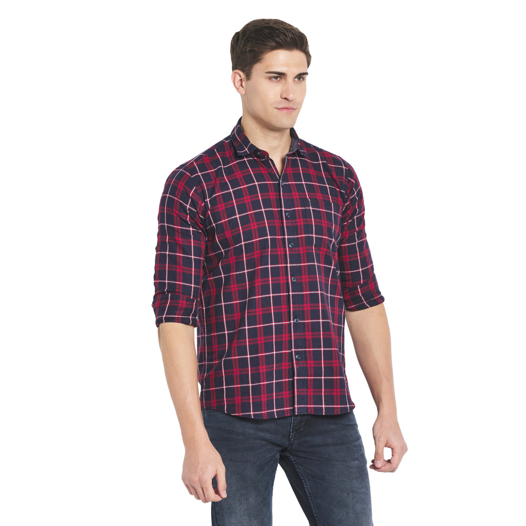 Duke Stardust Men Full Sleeve Cotton Shirt (SDO8CKTP)