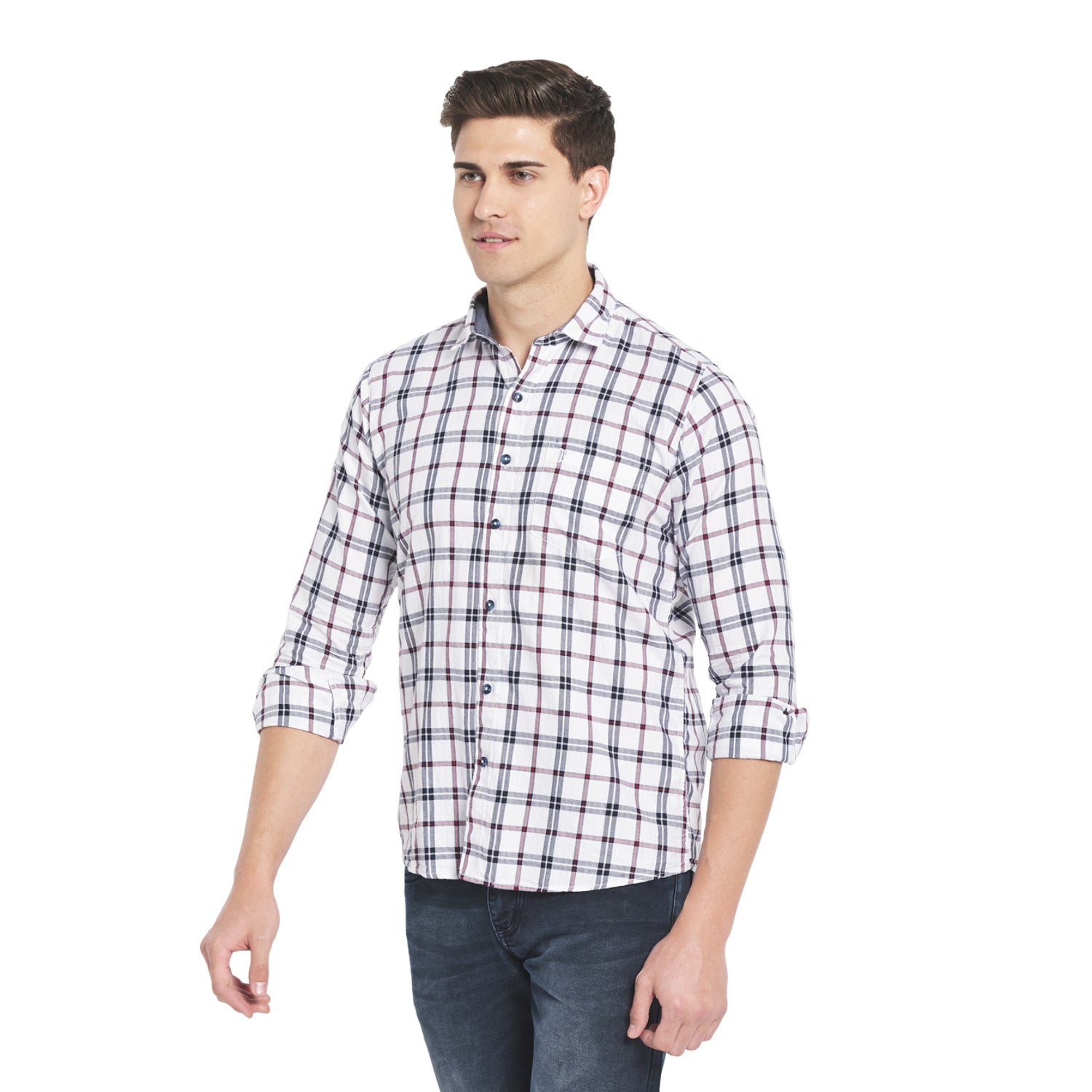 Duke Stardust Men Full Sleeve Cotton Shirt (SDO8CKTP)
