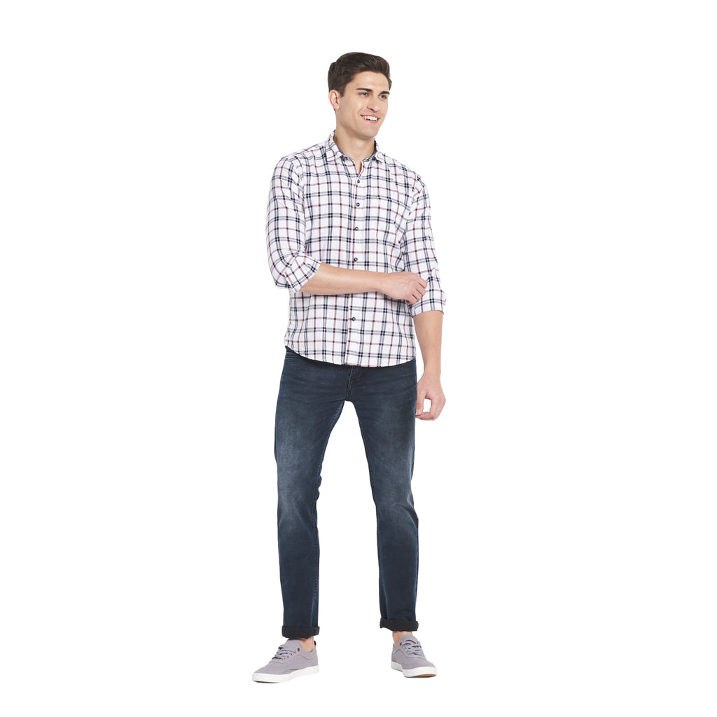 Duke Stardust Men Full Sleeve Cotton Shirt (SDO8CKTP)